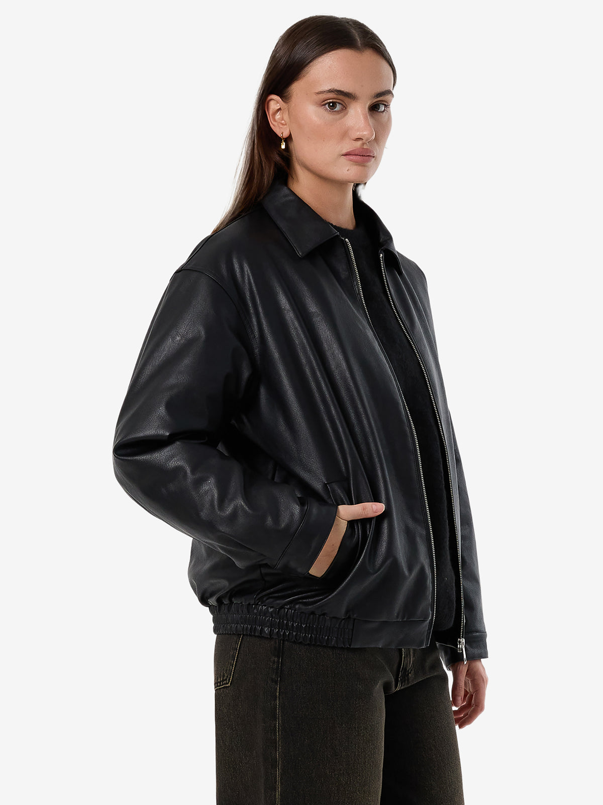 Thrills Miles Leather Jacket | BLACK