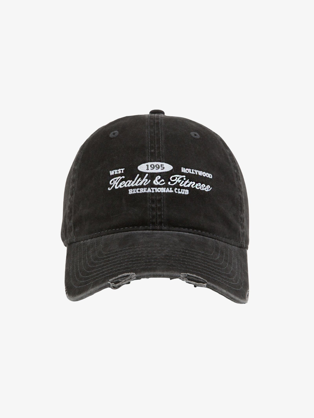 West Hollywood Sweat Club Health and Fitness Ball Park Cap | Black