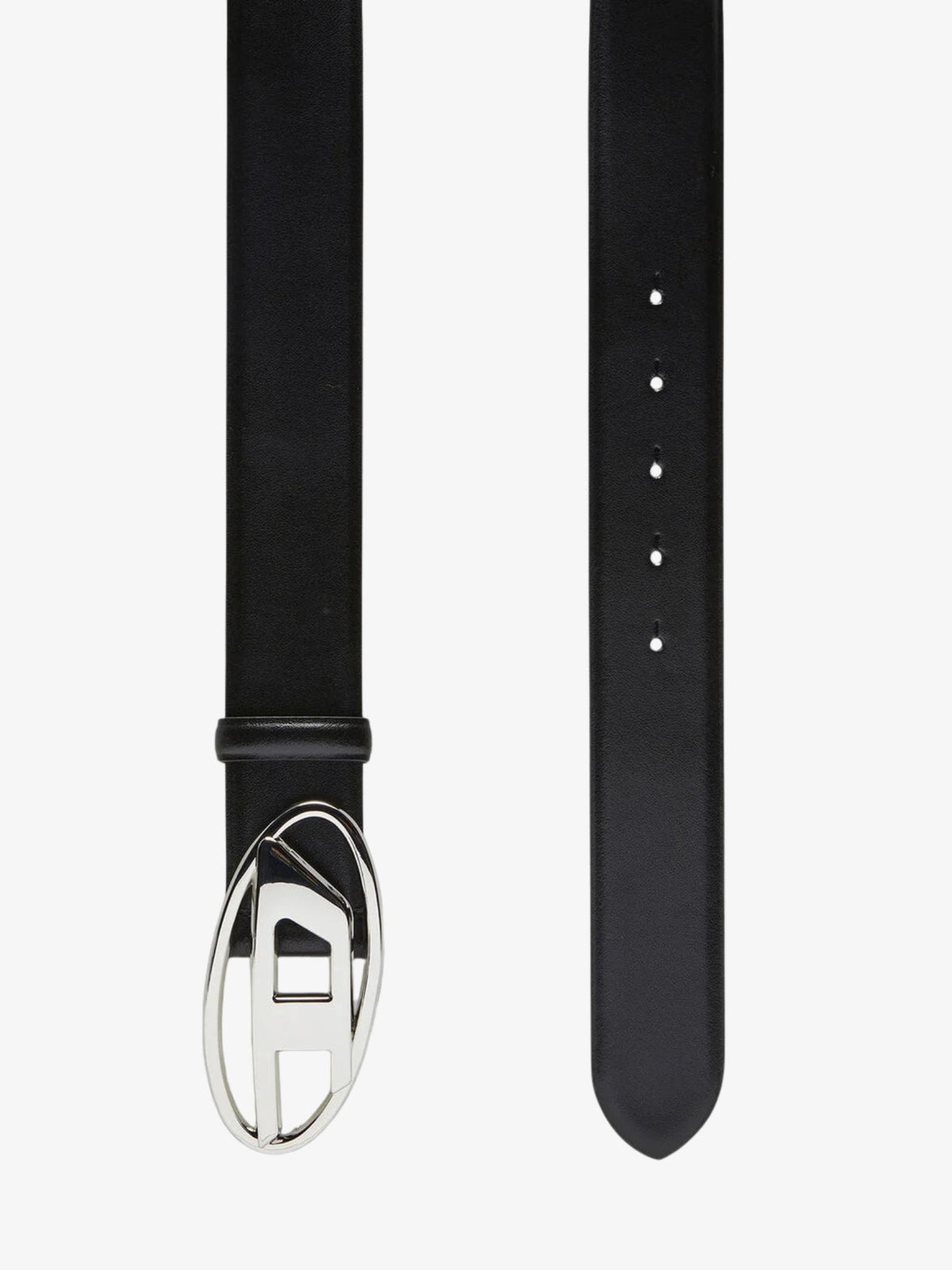 Diesel Oval D Logo B-1Dr Belt | Black/Nickle