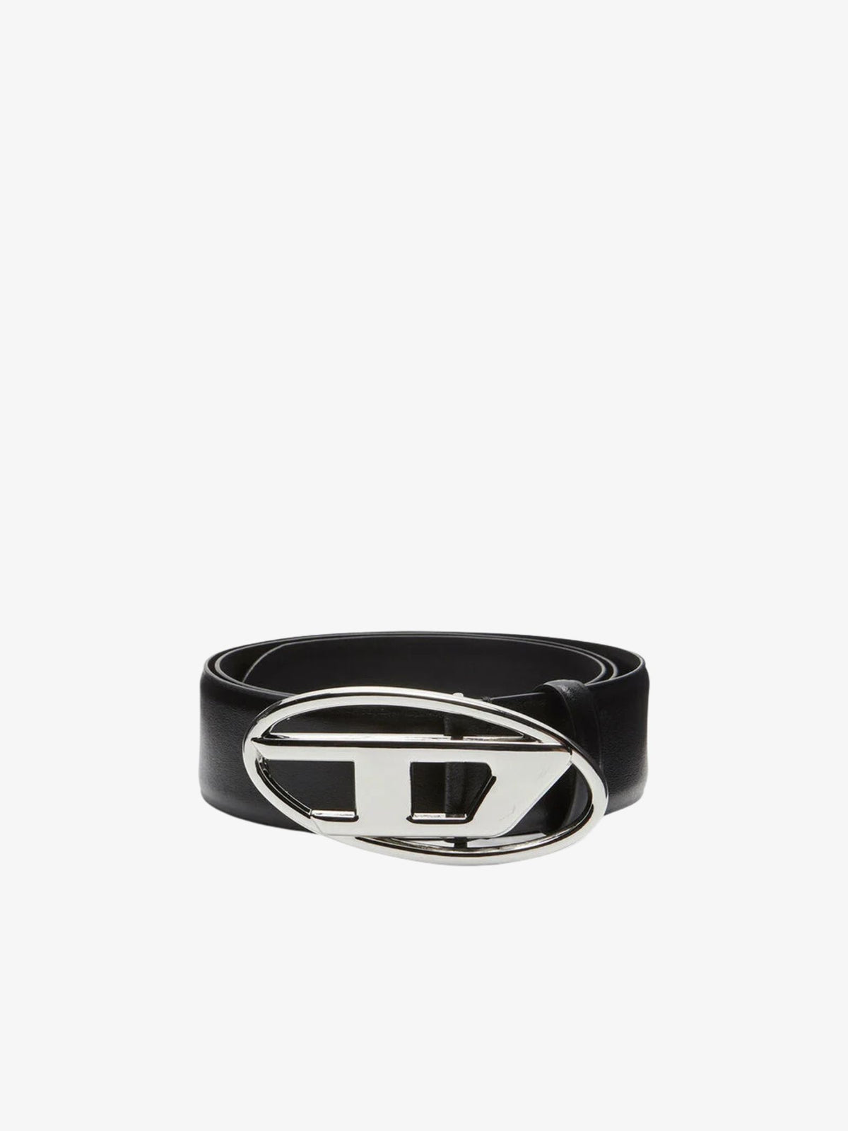 Diesel Oval D Logo B-1Dr Belt | Black/Nickle