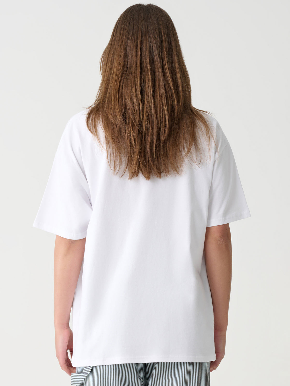 Xgirl Contrast Oval Tee | White
