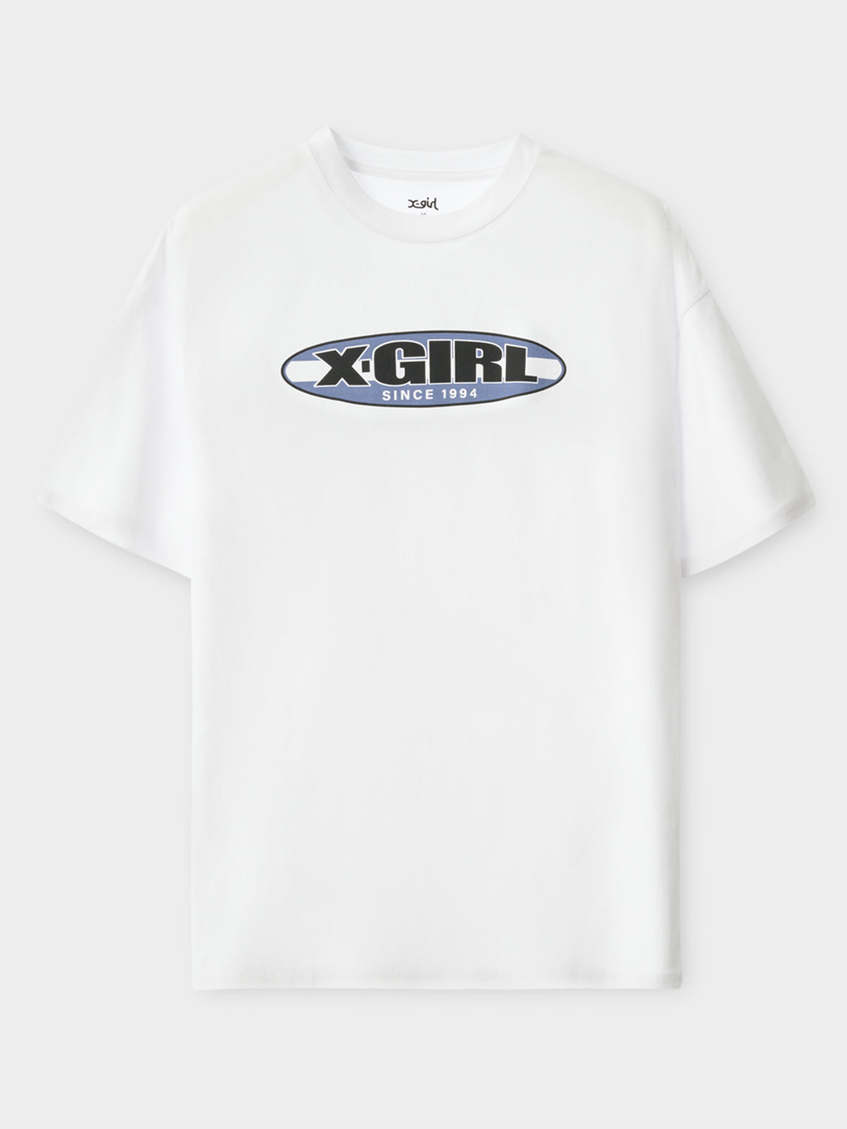 Xgirl Contrast Oval Tee | White