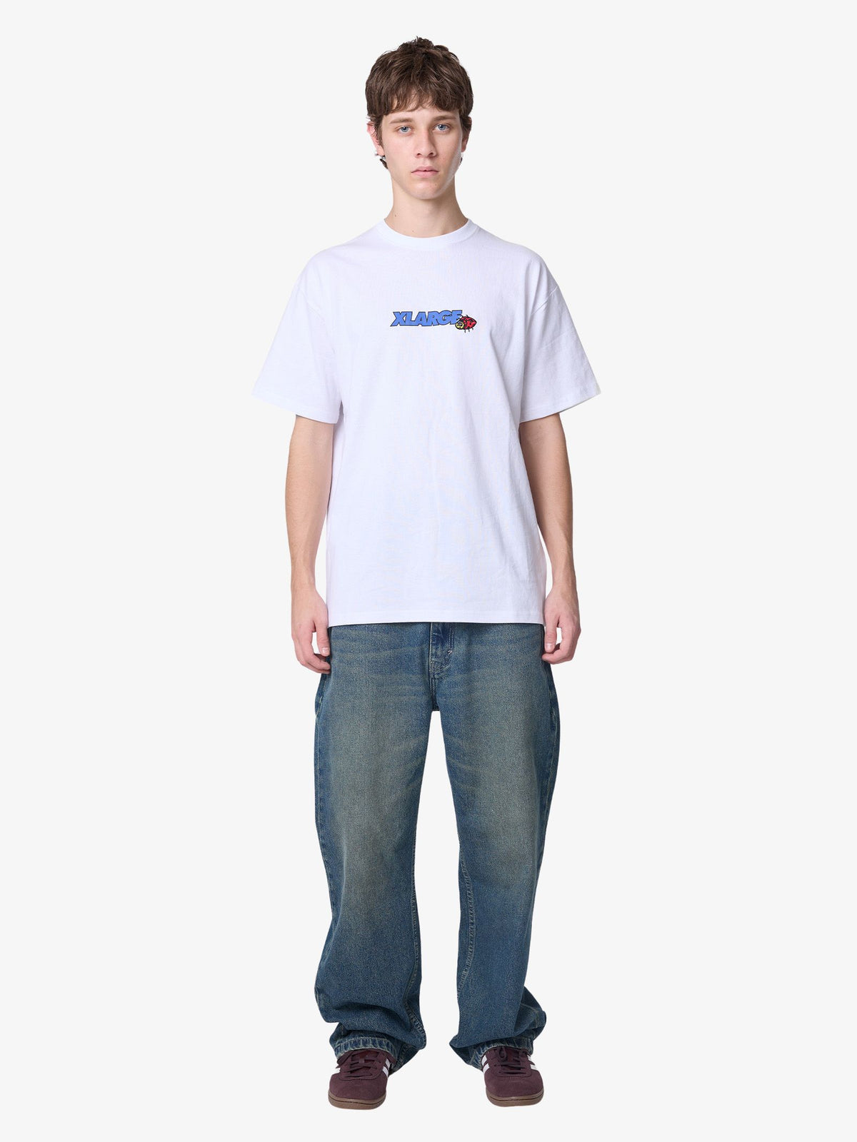 Xlarge Ladybug Short Sleeve Tee | WHITE