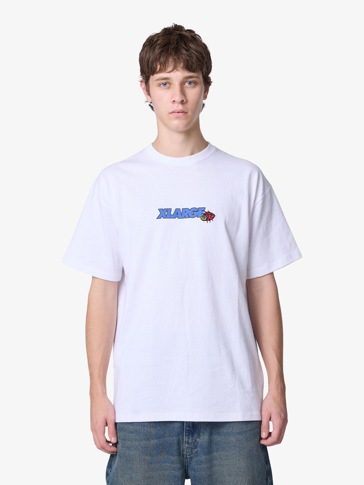 Xlarge Ladybug Short Sleeve Tee | WHITE