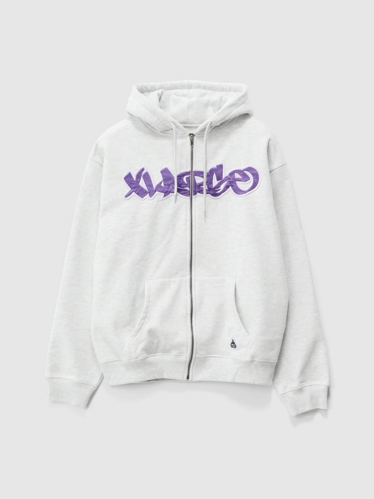 Xlarge Mark Zip Thru Hood | Snow Marle