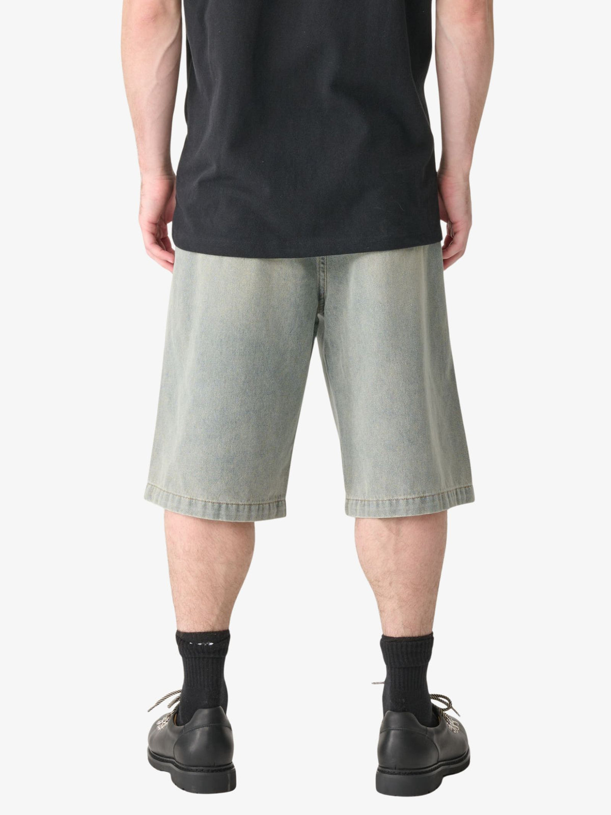 Xlarge Baggy Bull Denim 91 Shorts | Stained Blue