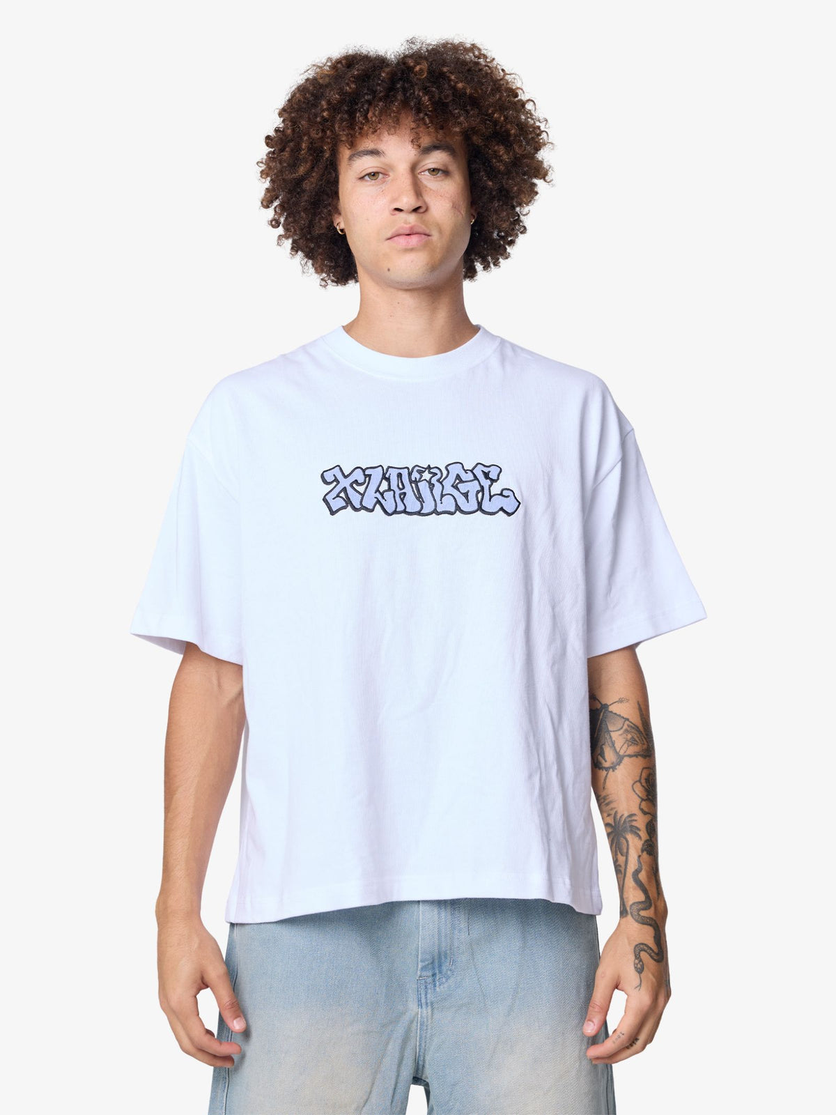 Xlarge Graffiti Gorilla Fit Tee | White