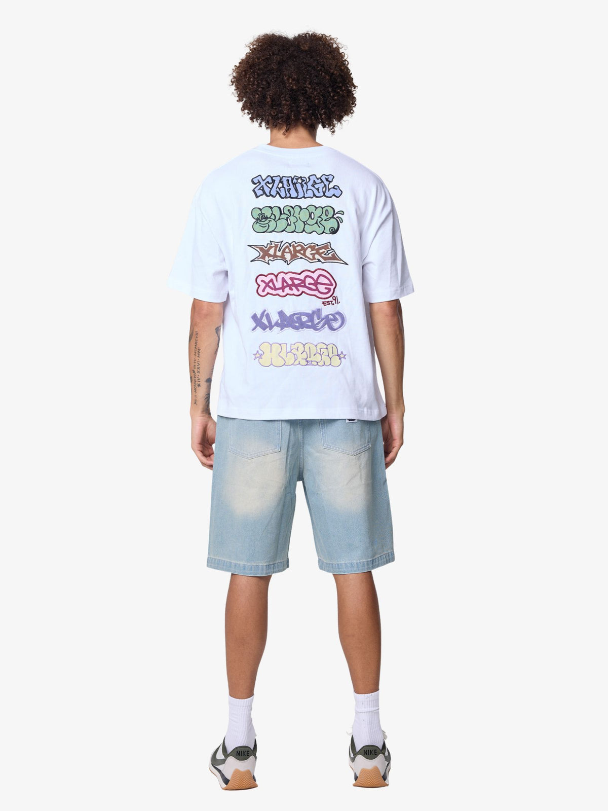 Xlarge Graffiti Gorilla Fit Tee | White