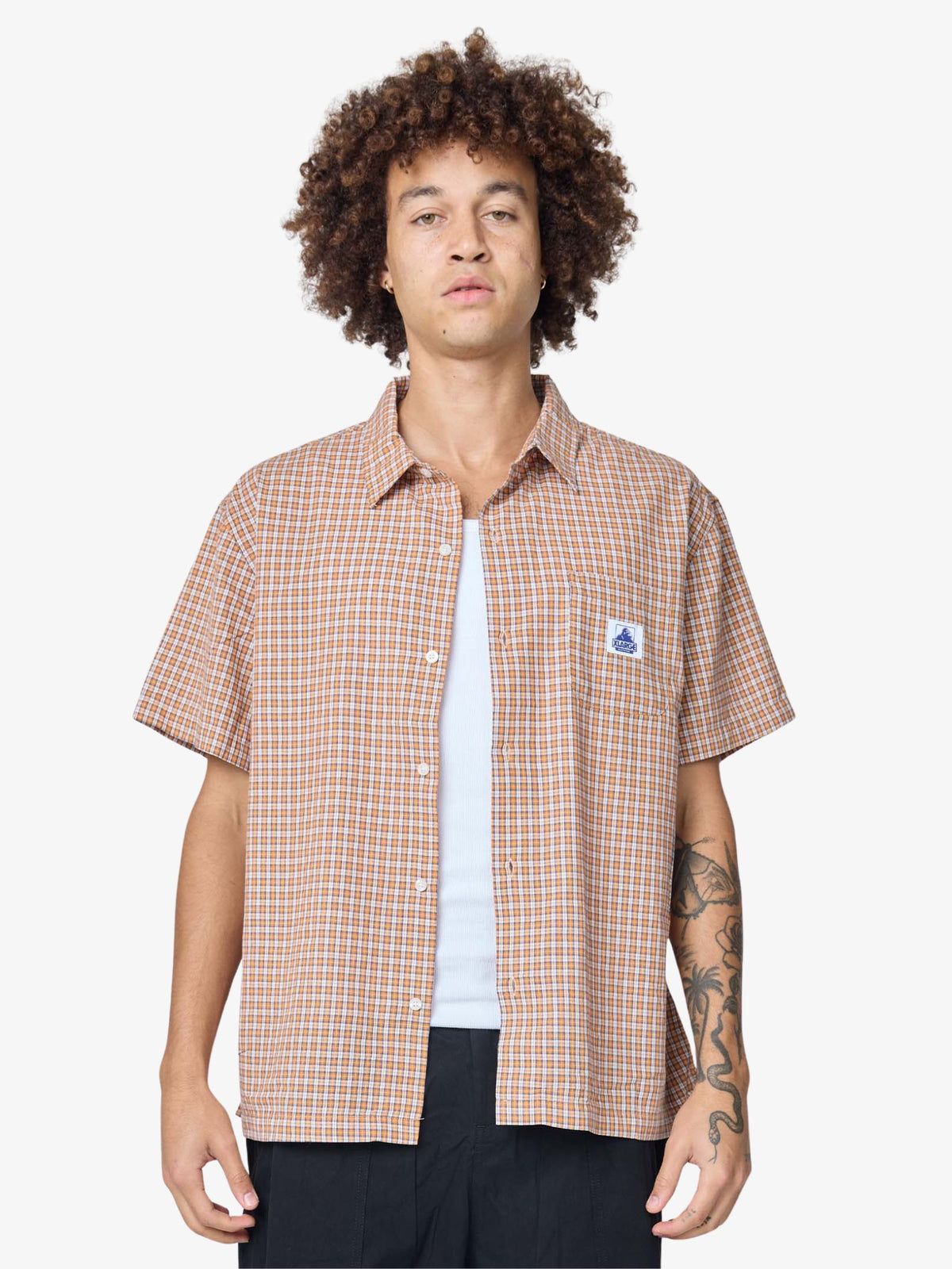 Xlarge Eli Short Sleeve Shirt | Orange