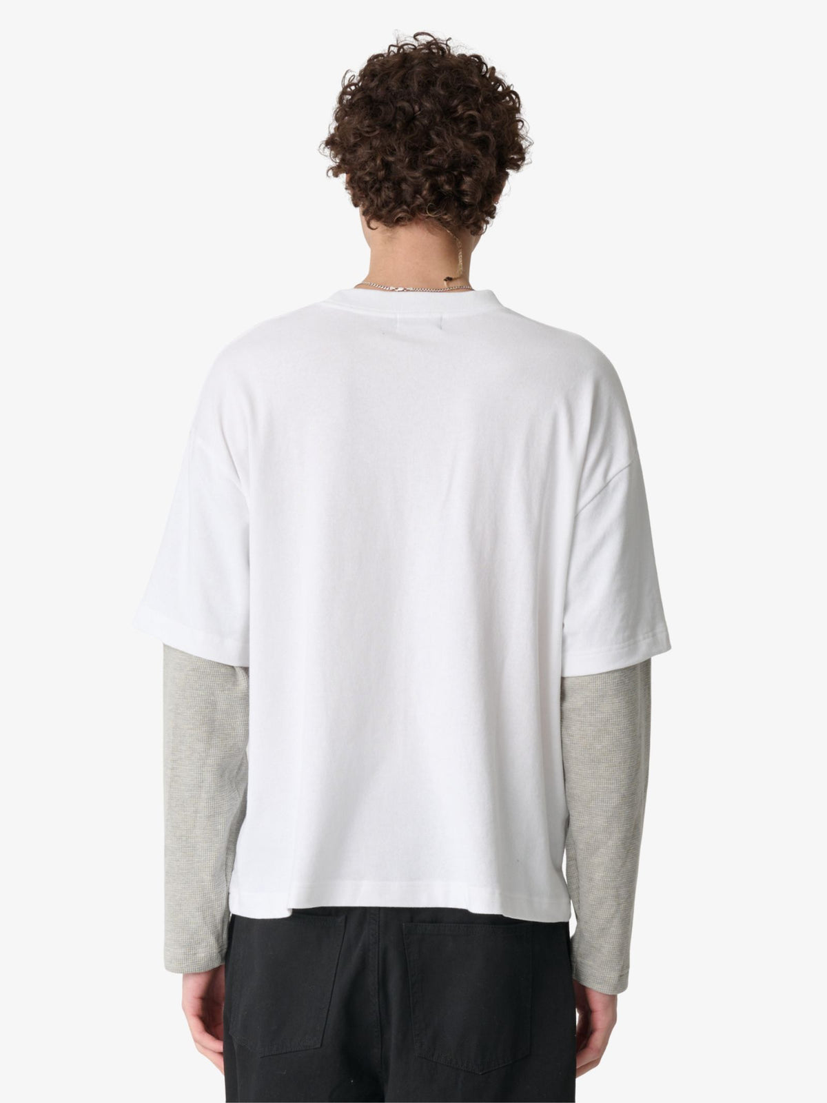 Xlarge Sport Double Layer Ls Tee | White