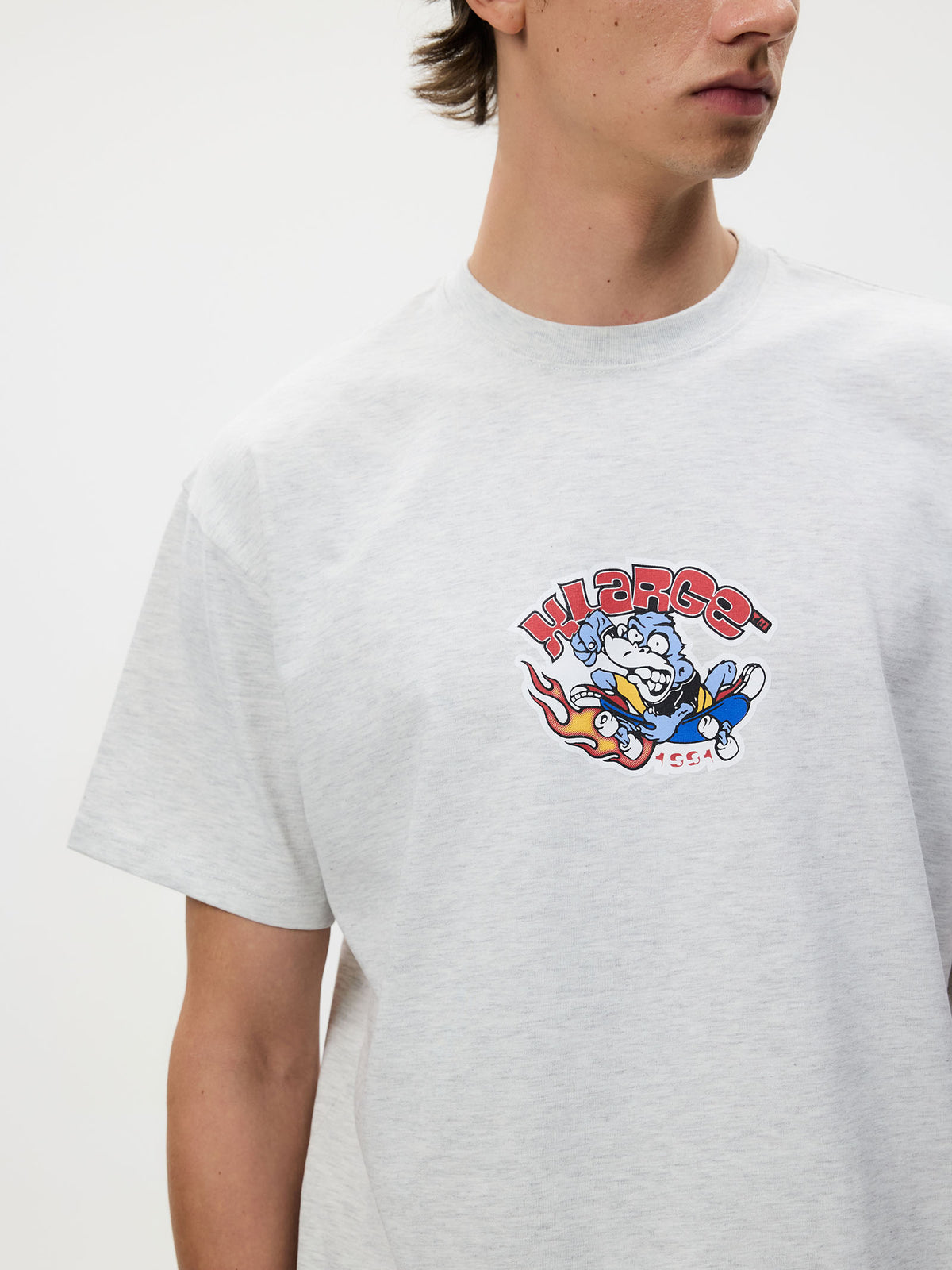 Xlarge Spark Up Short Sleeve Tee | Ash Heather