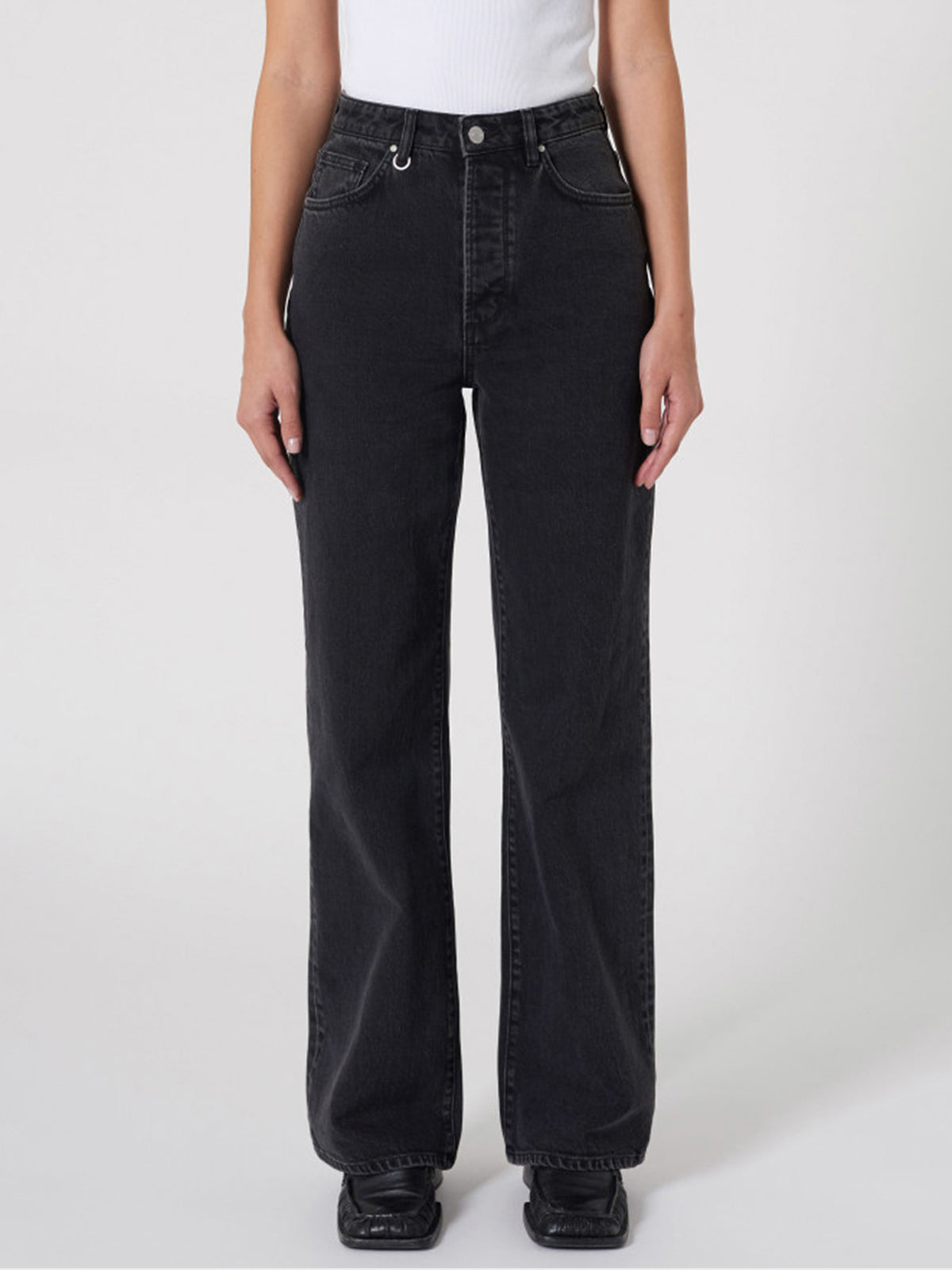 Coco Relaxed Jeans in French Black