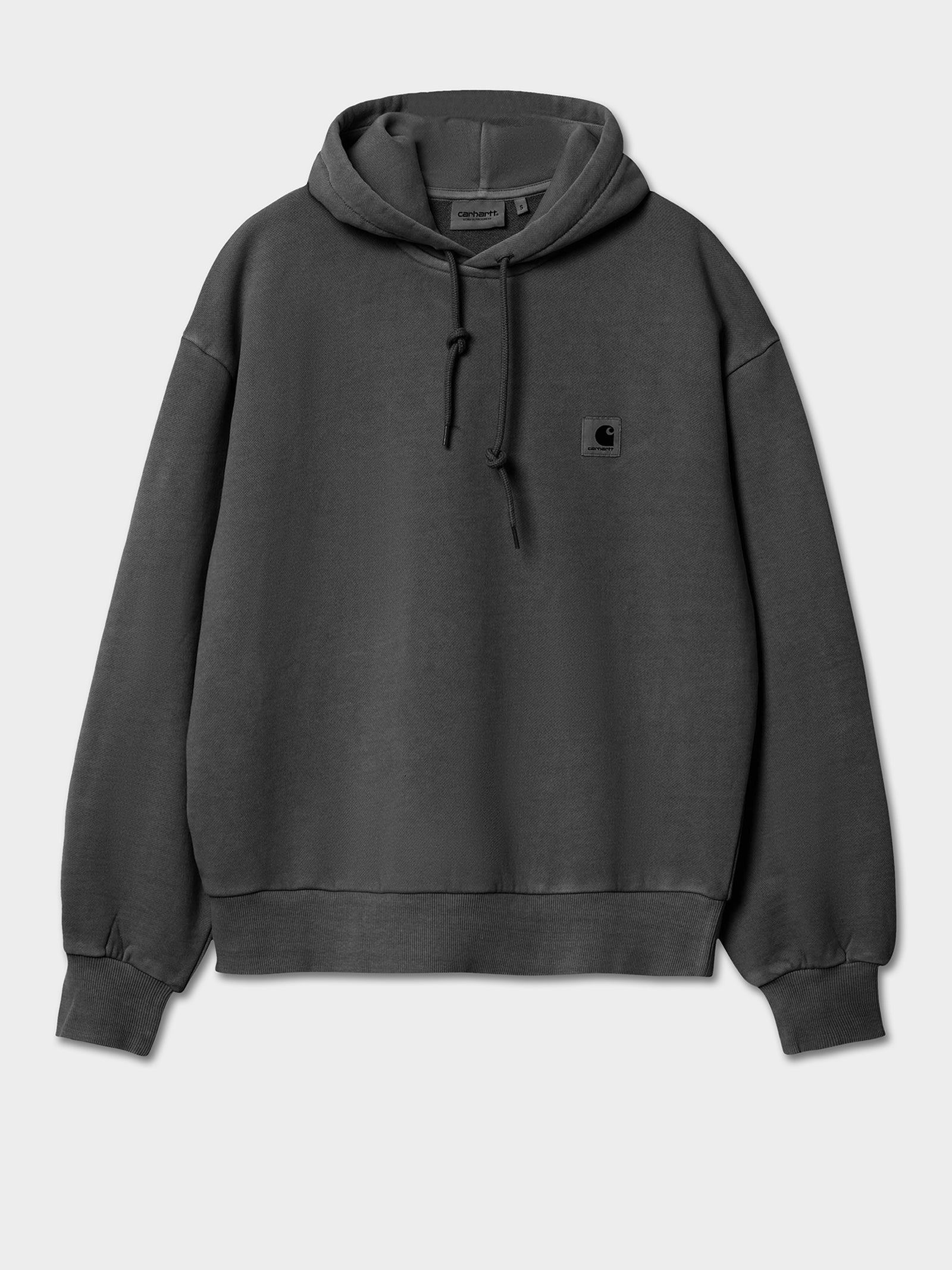 Carhartt Wip Hooded Nelson Sweat Charcoal | Glue Store