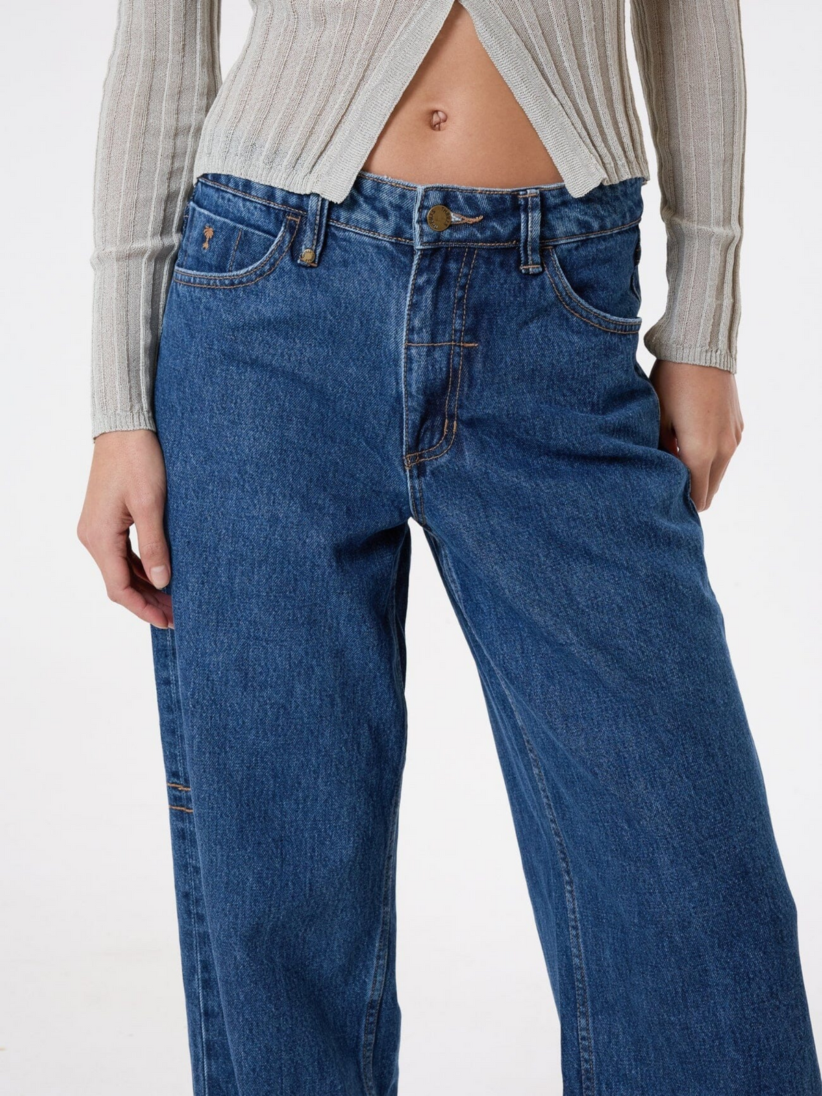 Thrills Billie Low Loose Jean | Rinsed Blues