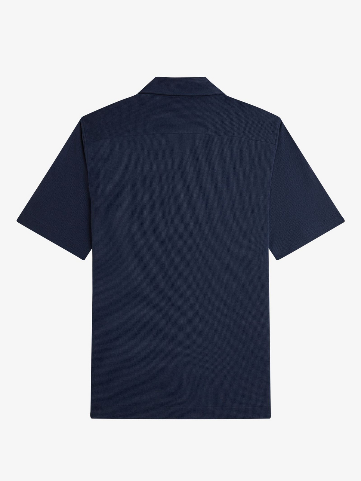 Fred Perry Compress Mesh Revere Collar Shirt | Dark Airforce