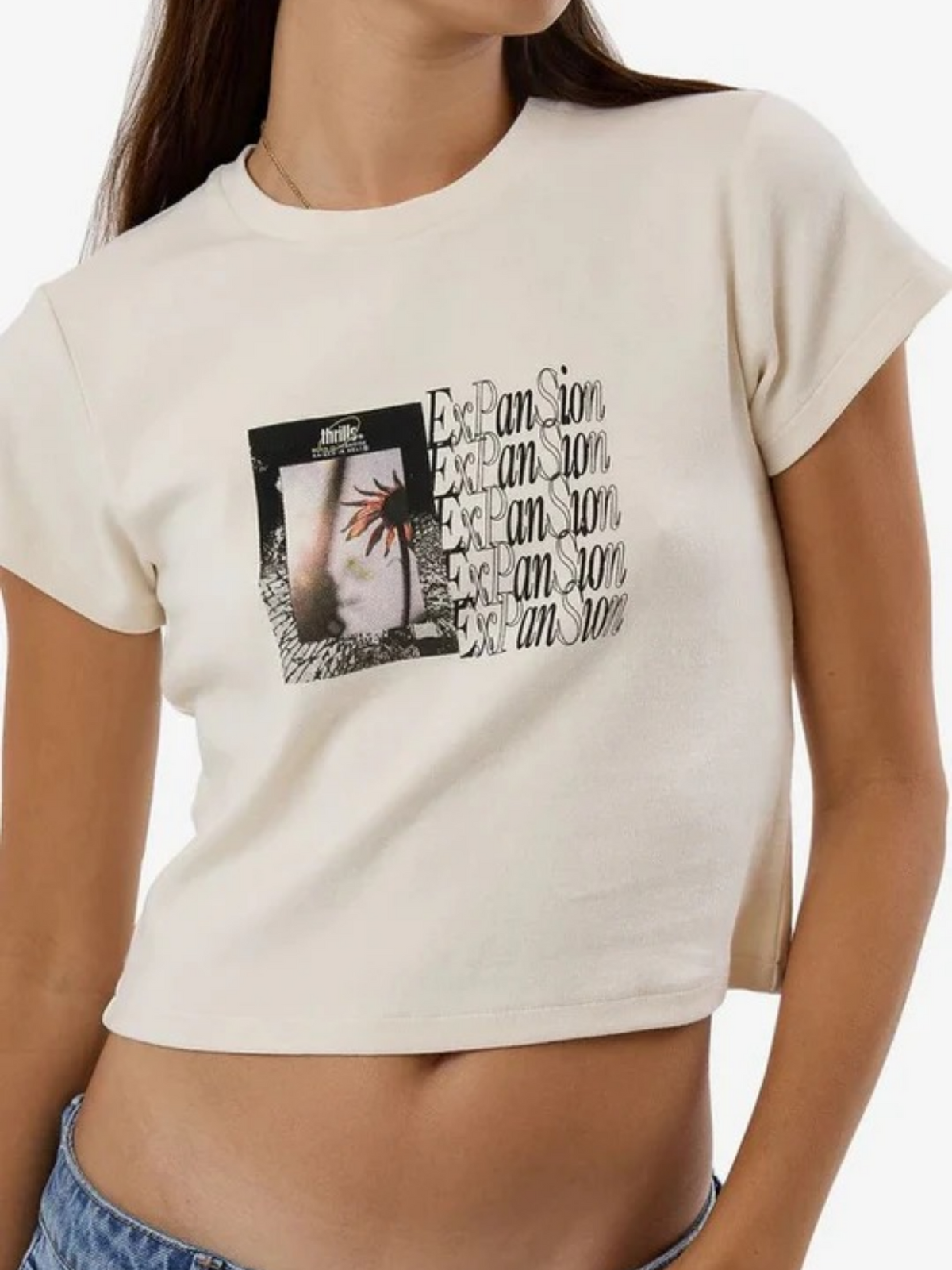 Thrills Expansions Mini Tee | Heritage White