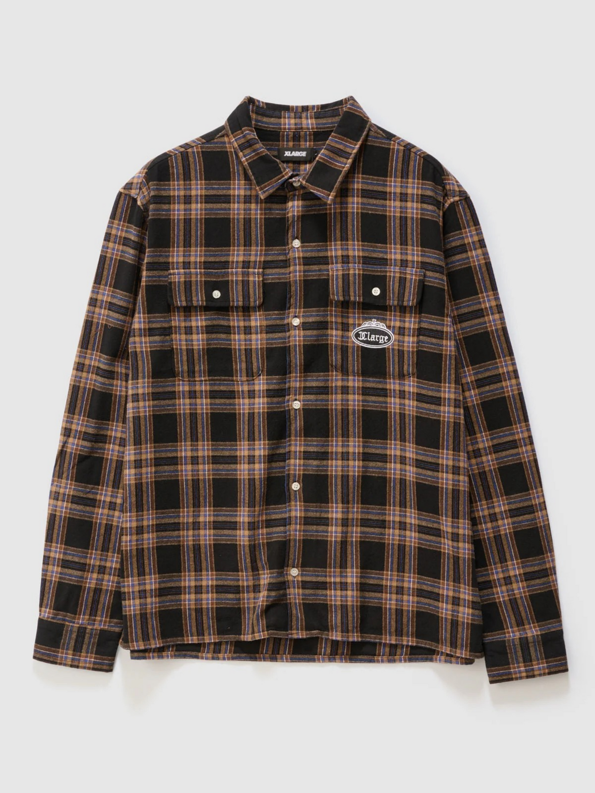 Xlarge Patch Stripe Long Sleeve Shirt | Snowmarle