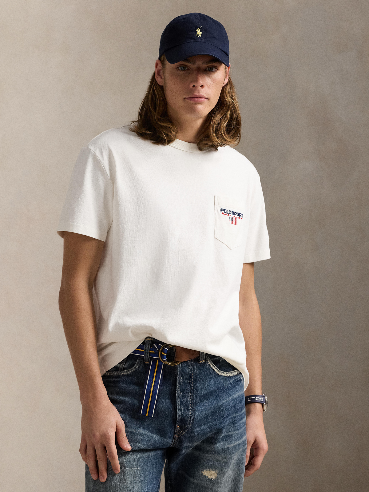 Polo Ralph Lauren Sport Pocket Tee | Nevis/Cruise Navy