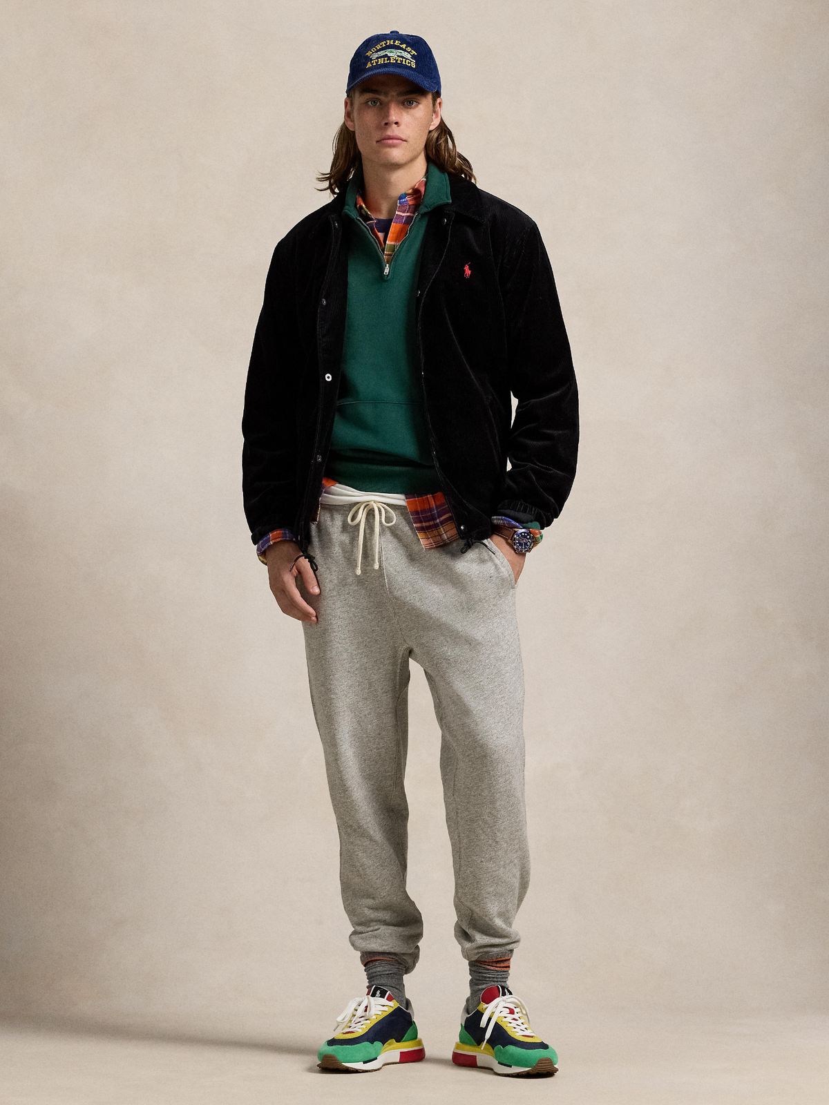 Polo Ralph Lauren Corduroy Coach Jacket | Polo Black