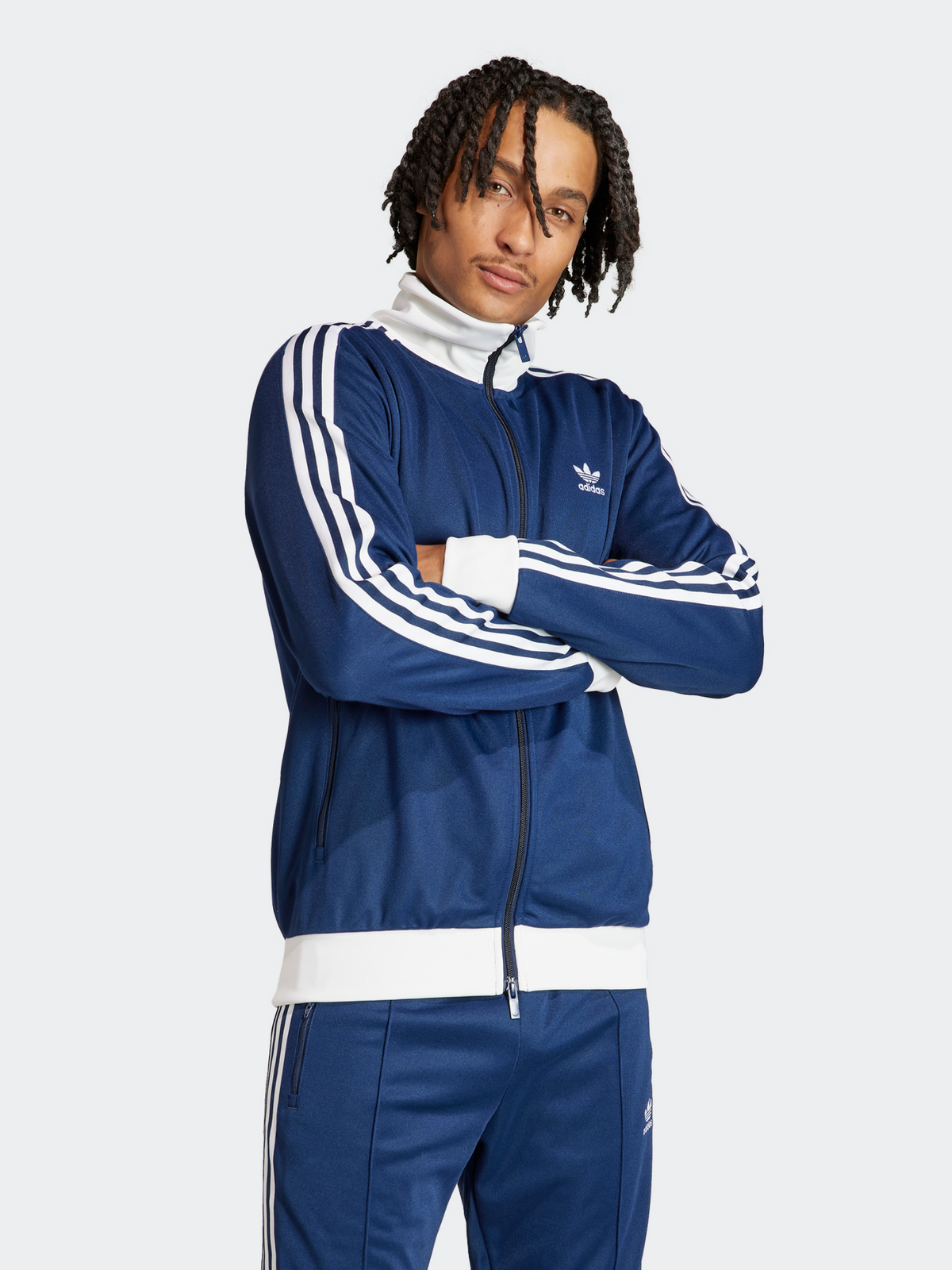 Adidas Mens Classic Track Top | NIGHT/INDIGO