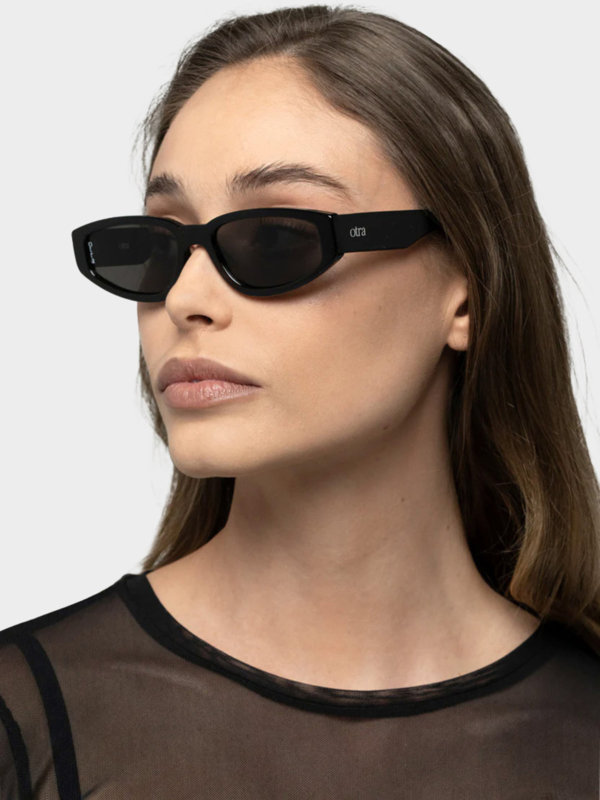 Kai Sunglasses in Black &amp; Smoke