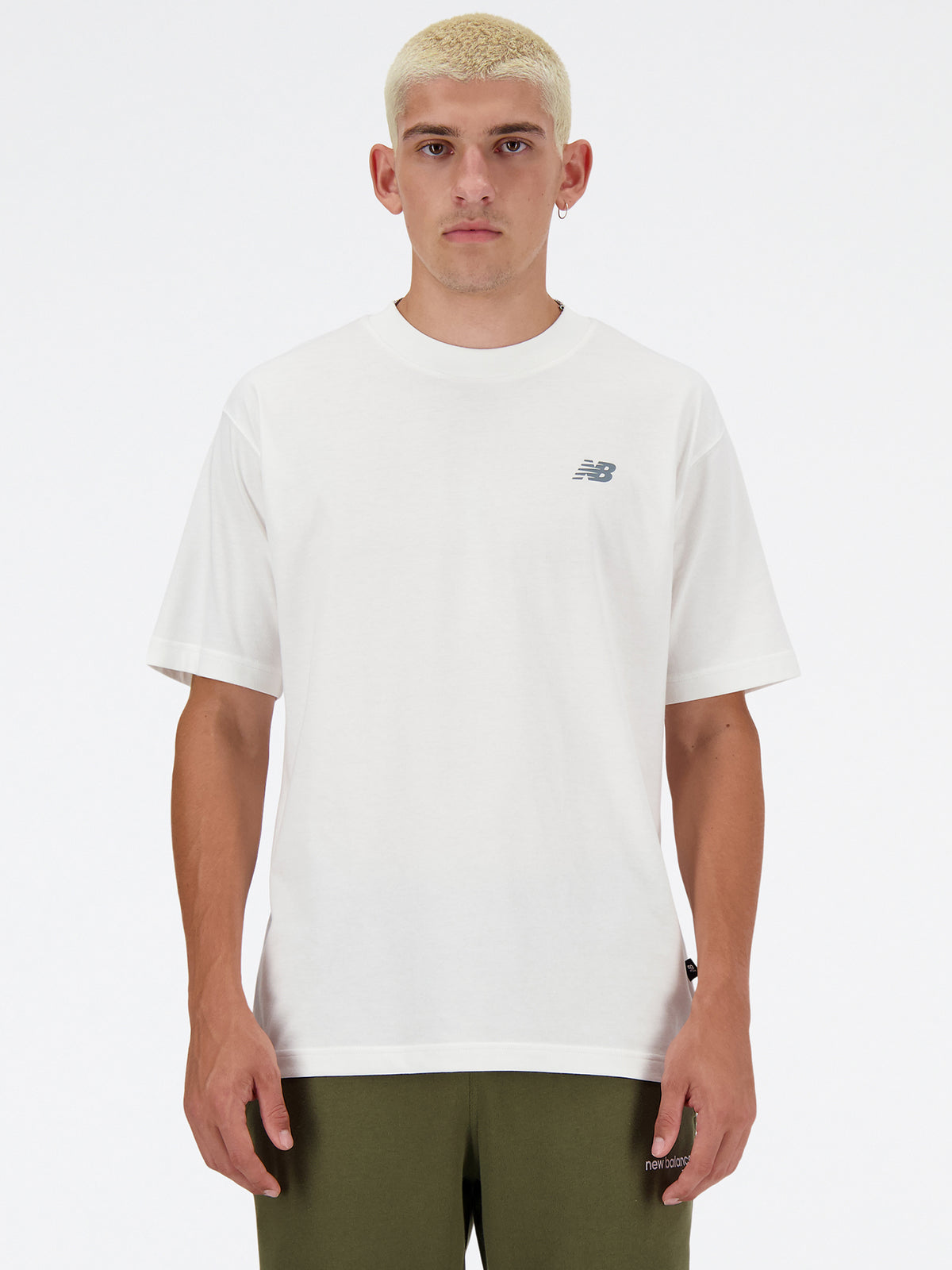 New Balance Relaxed Logo T-Shirt | White
