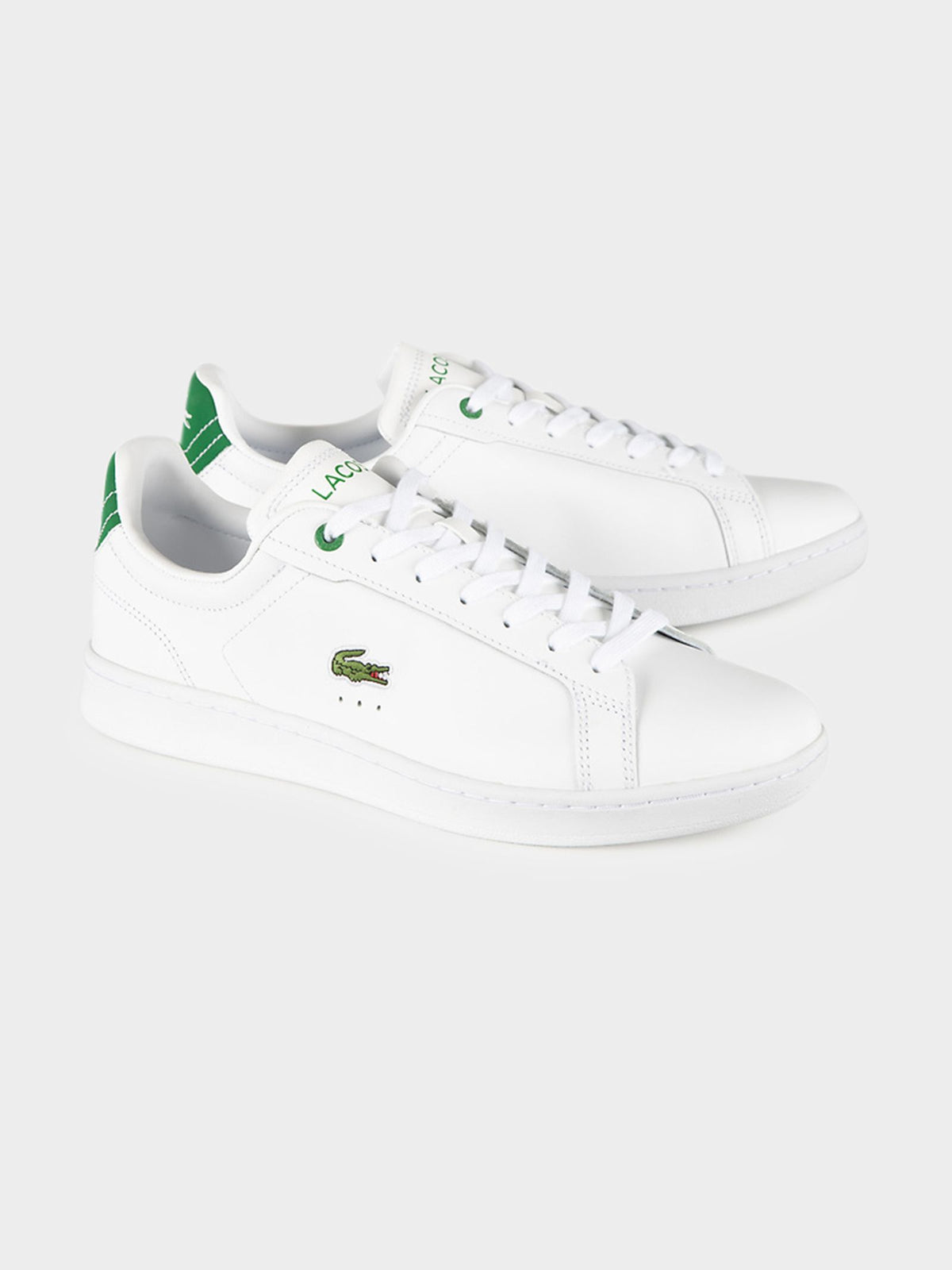 Lacoste Mens Carnaby Pro 223 Sneakers | White/Green
