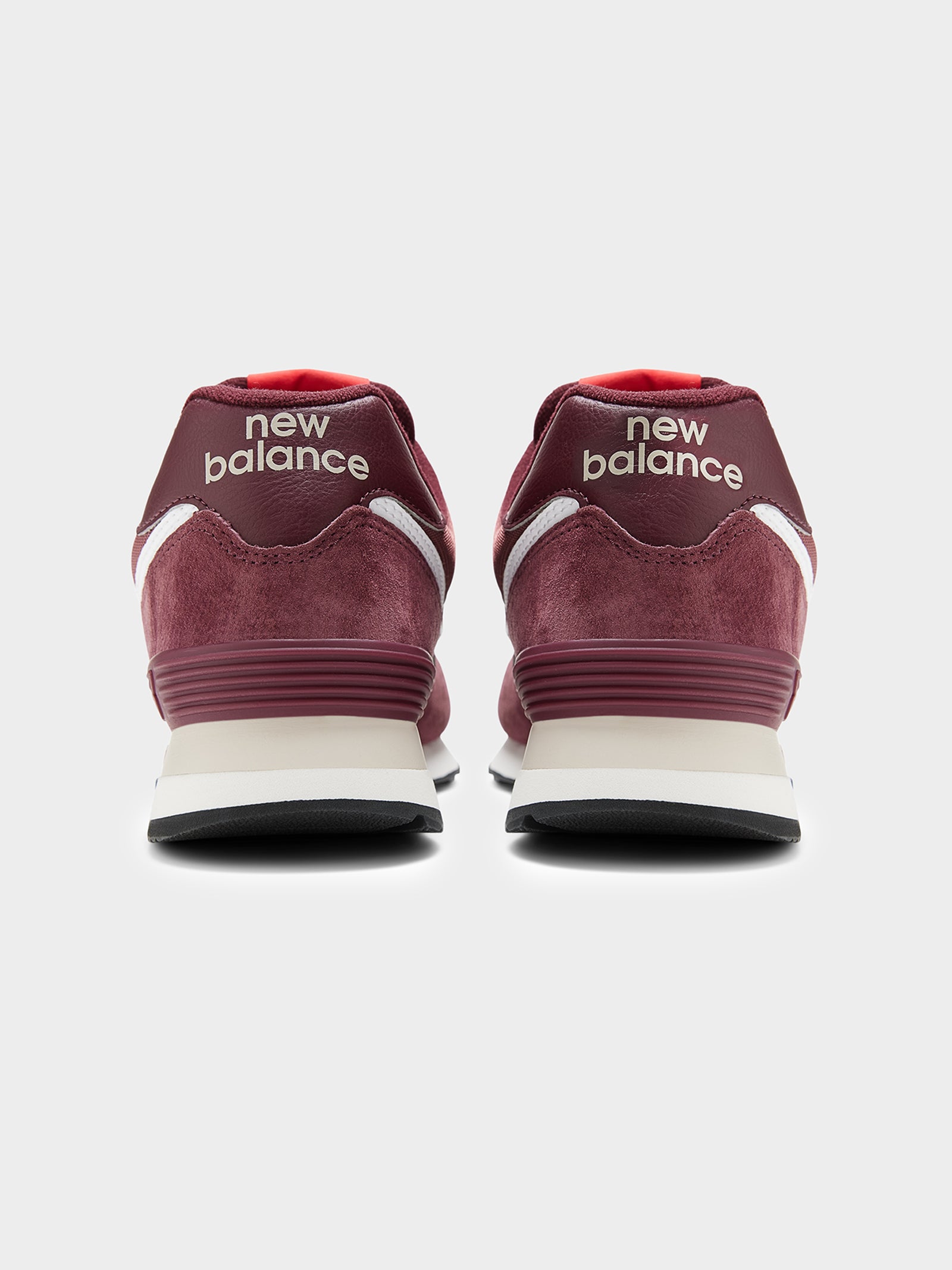 New Balance Unisex 574 Sneakers Maroon Glue Store