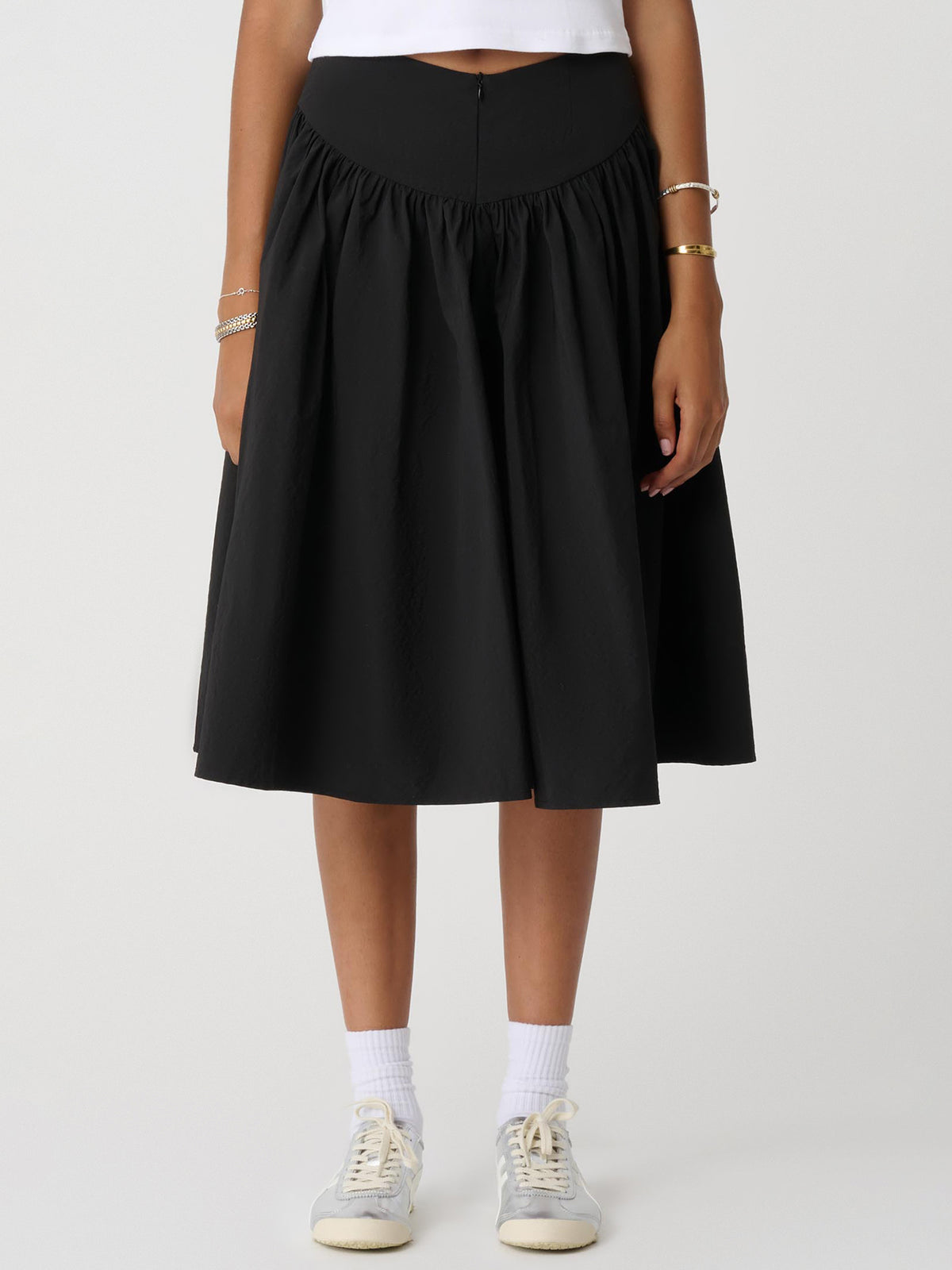 Xgirl Sofia Midi Skirt | Black