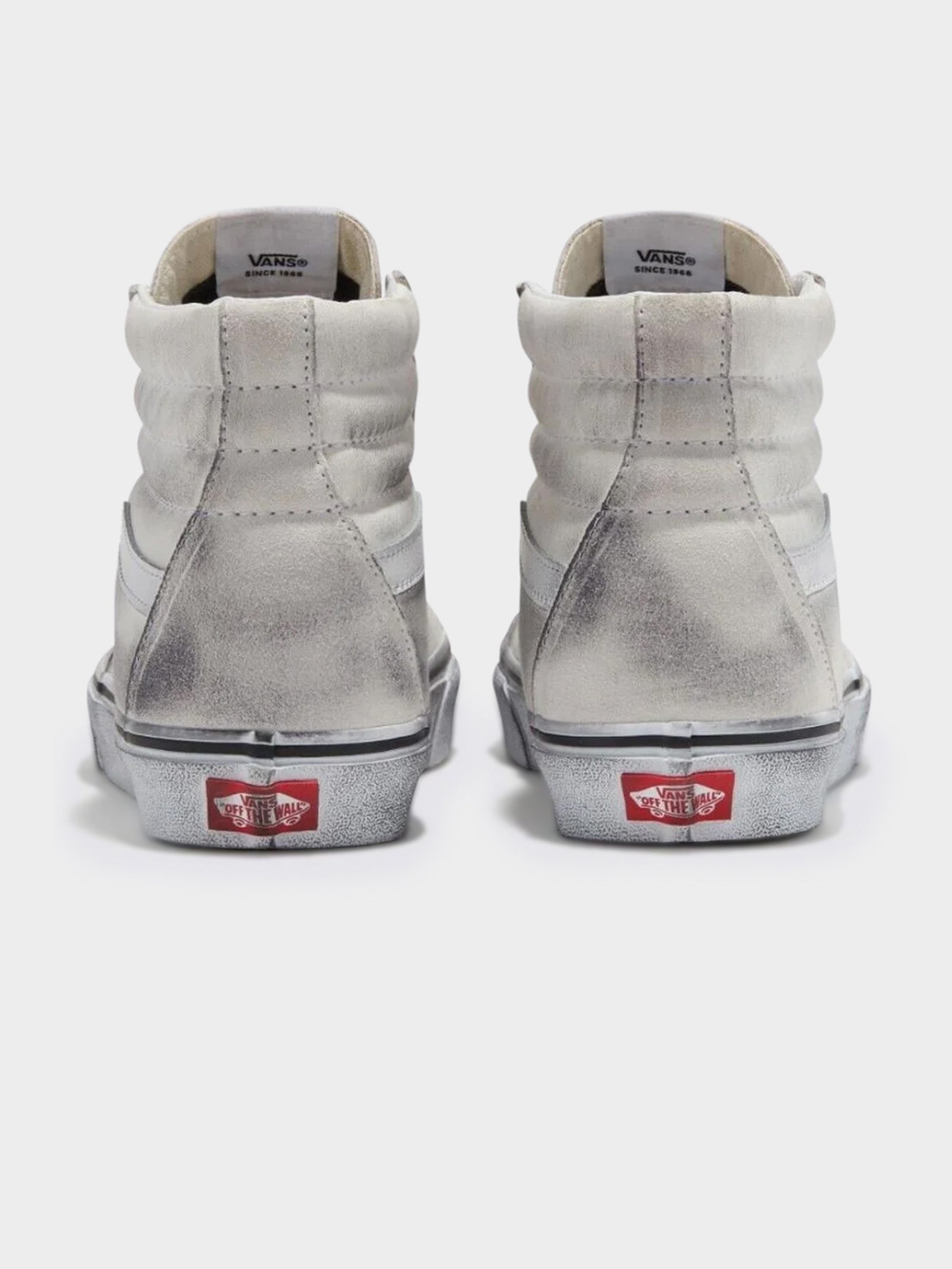 Unisex Sk8-Hi Stressed Sneaker in White