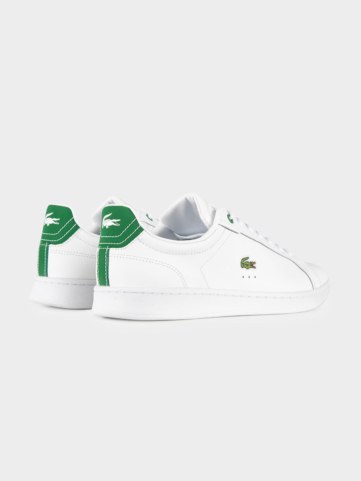 Lacoste Mens Carnaby Pro 223 Sneakers | White/Green