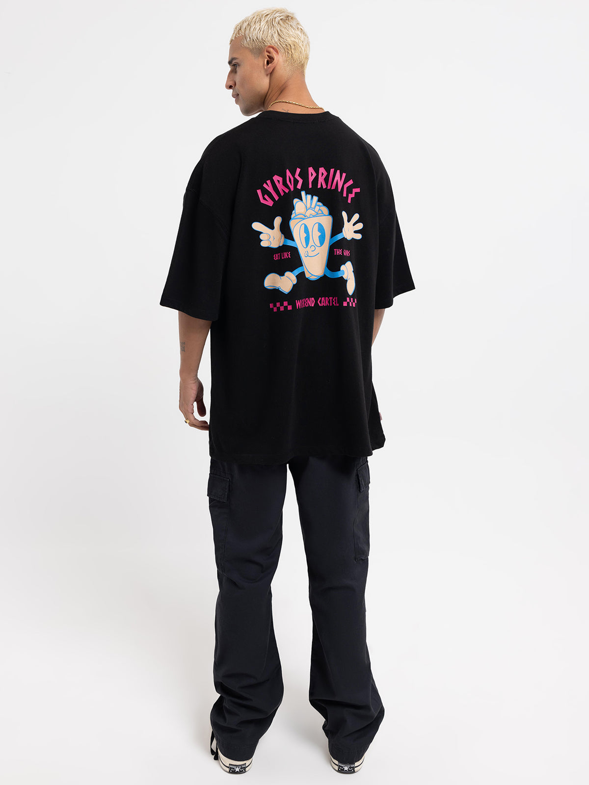 Weekend Cartel Gyros Short Sleeve T-Shirt | Black