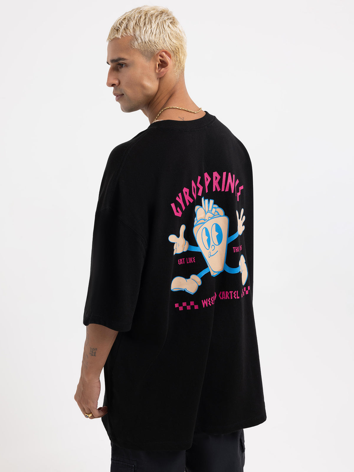 Weekend Cartel Gyros Short Sleeve T-Shirt | Black