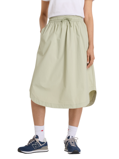 Twill Midi Skirt