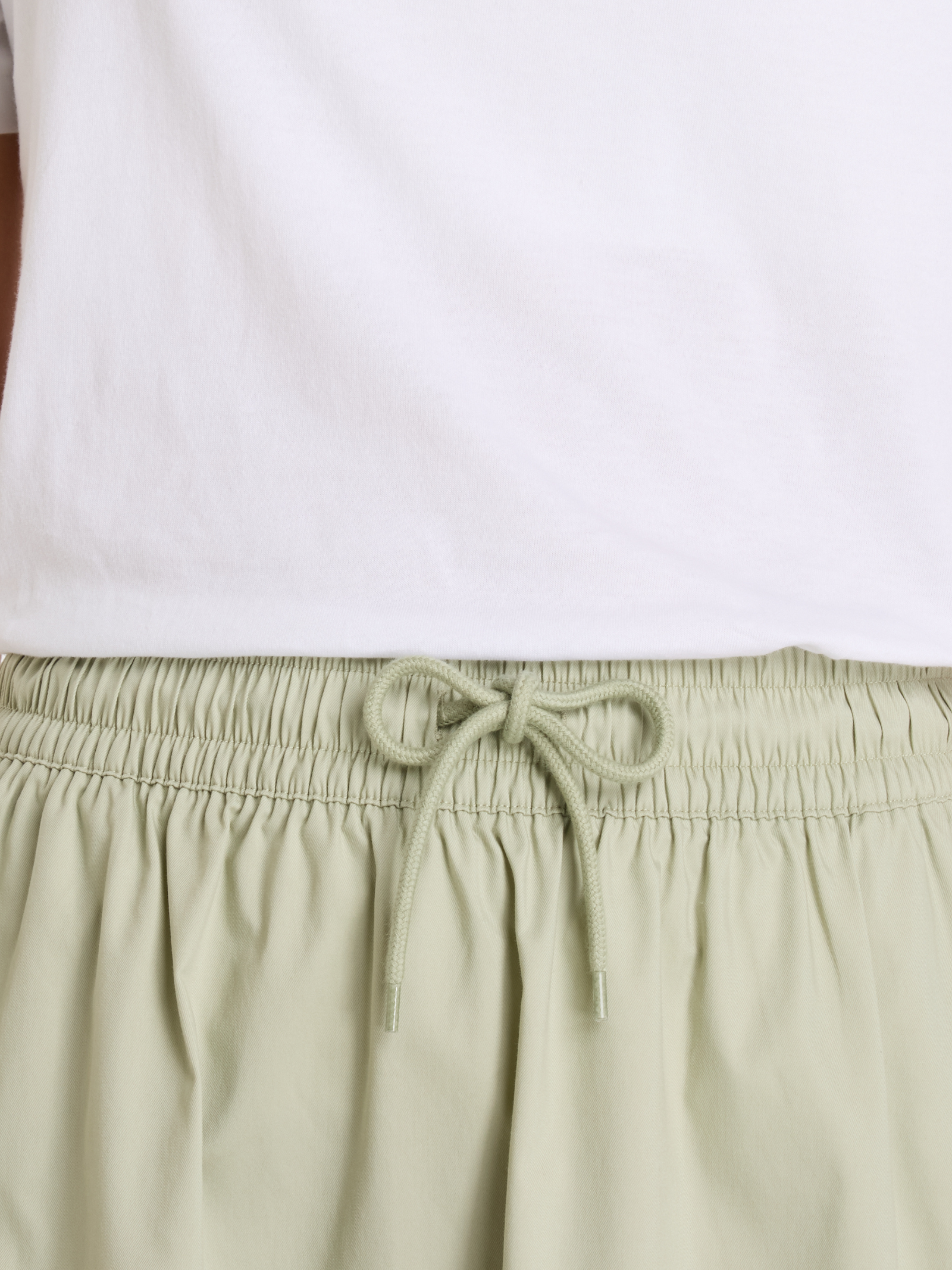 Twill Midi Skirt