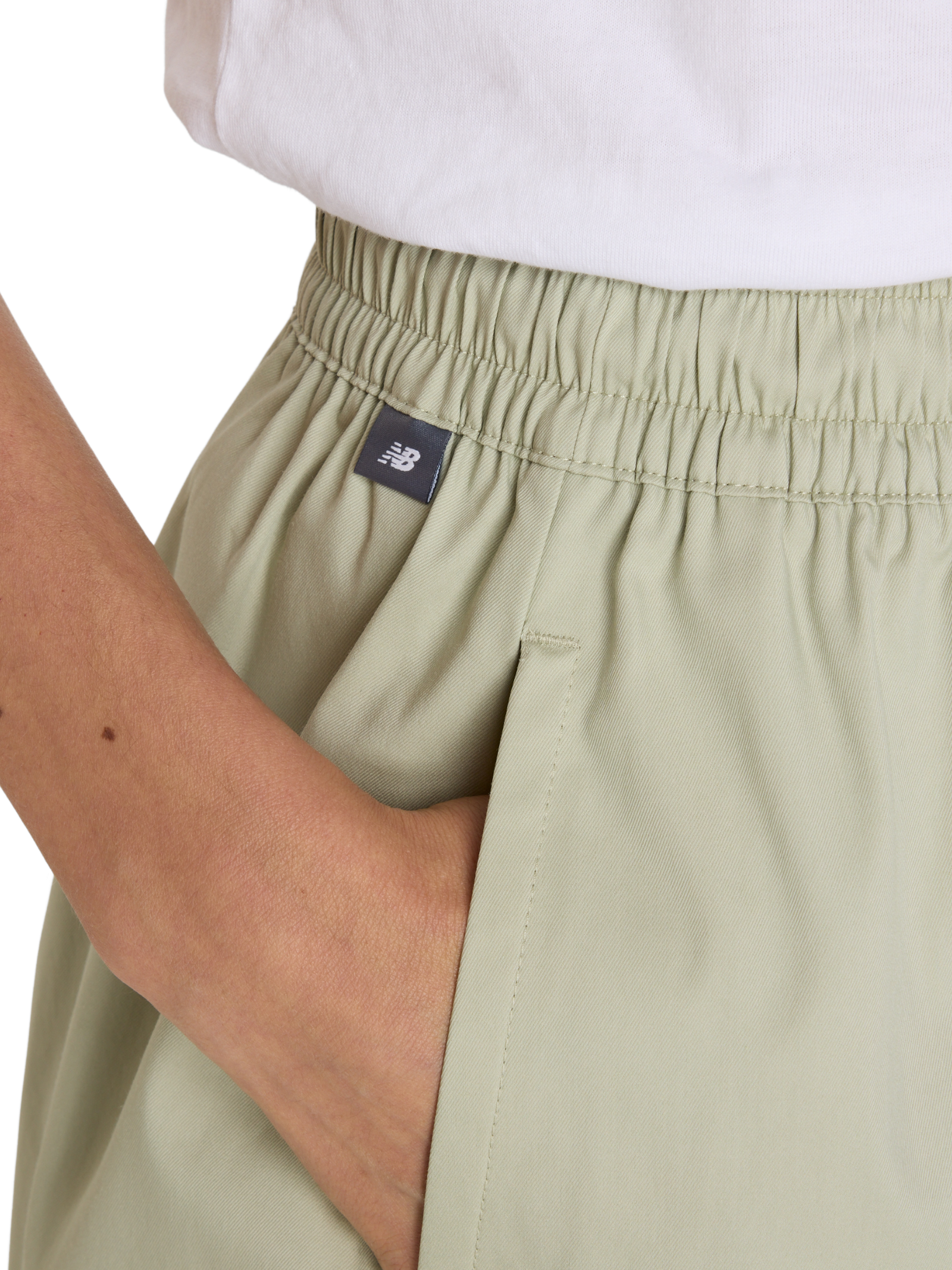 Twill Midi Skirt