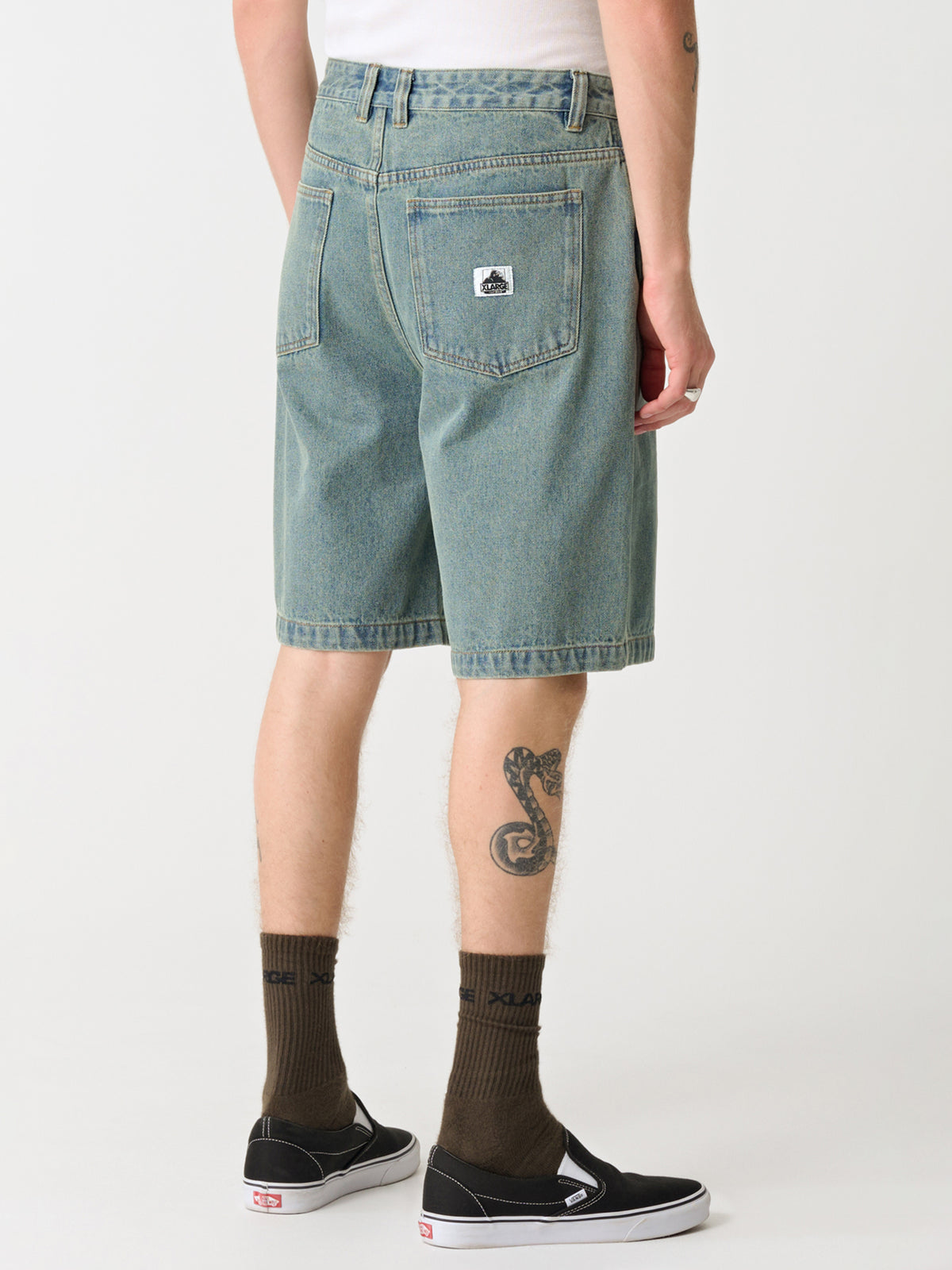 16yo nude Xlarge Bull Denim 91 Short Dirty blue | Glue Store