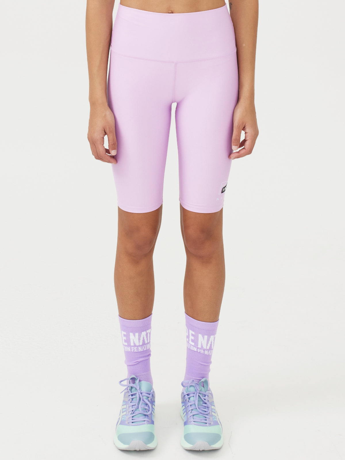 Grand Stand Bike Shorts in Orchid Bloom