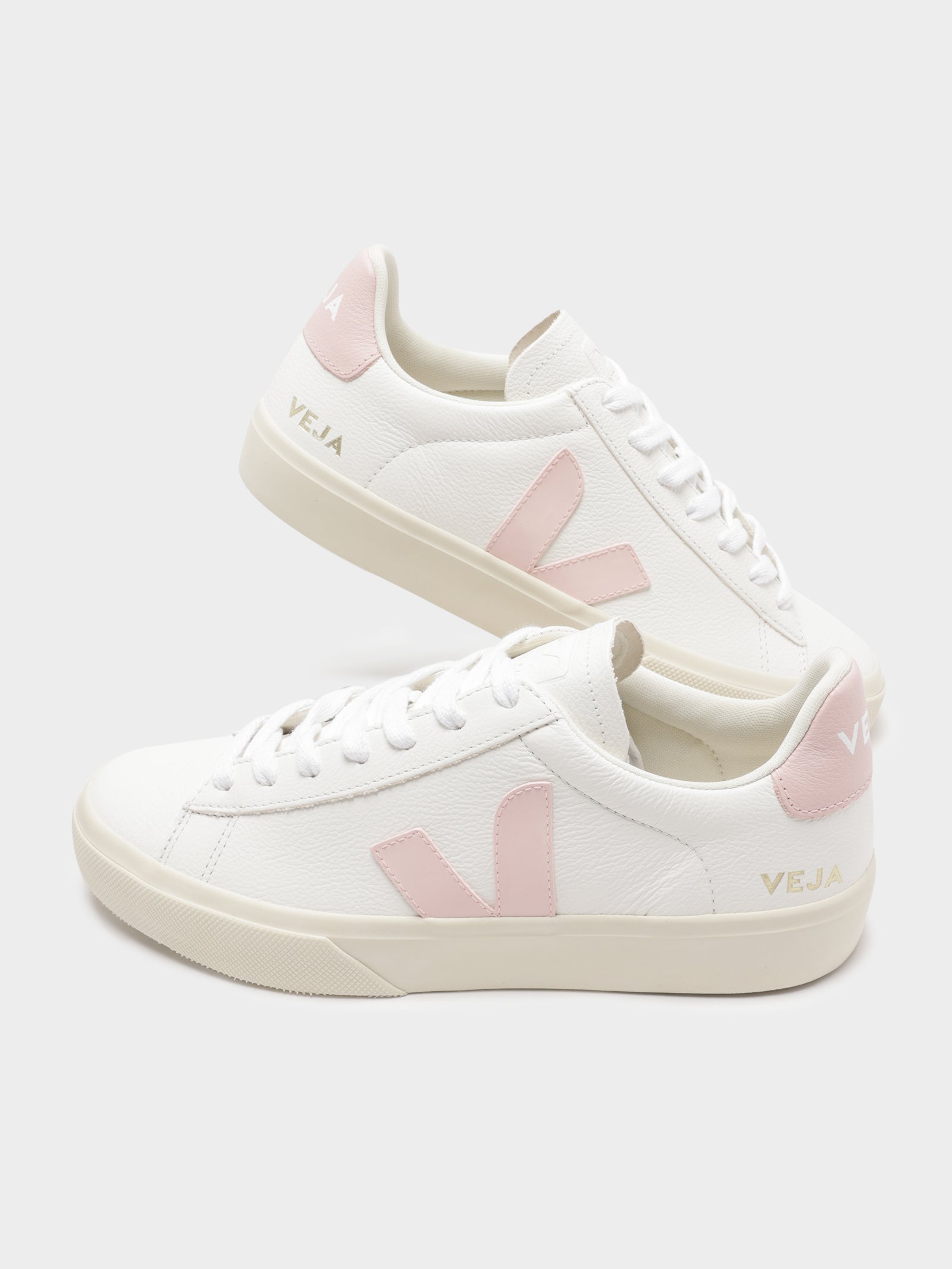 Womens Campo Leather Sneakers - Main Image