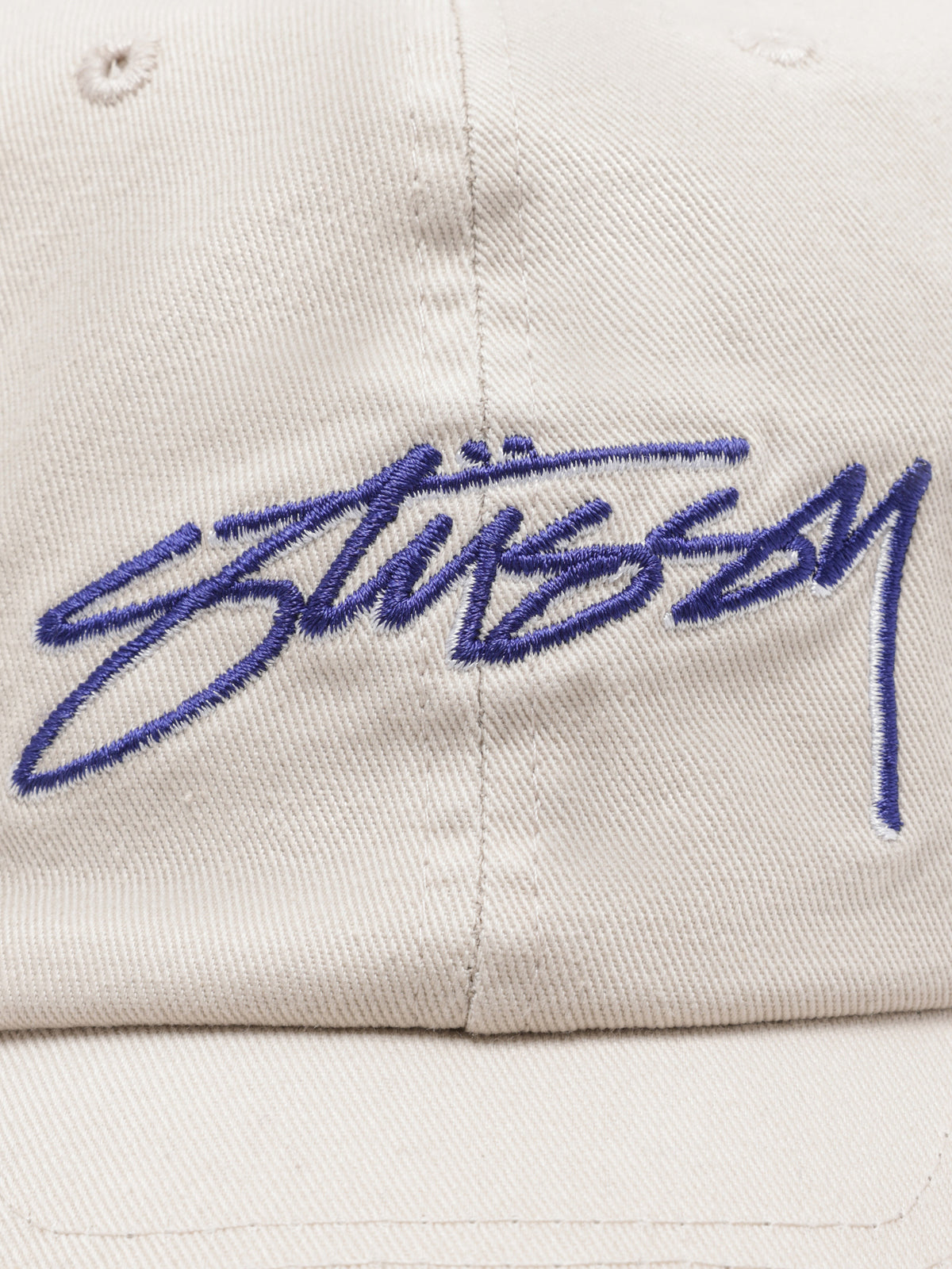 Stussy Designs Cap in White &amp; Blue