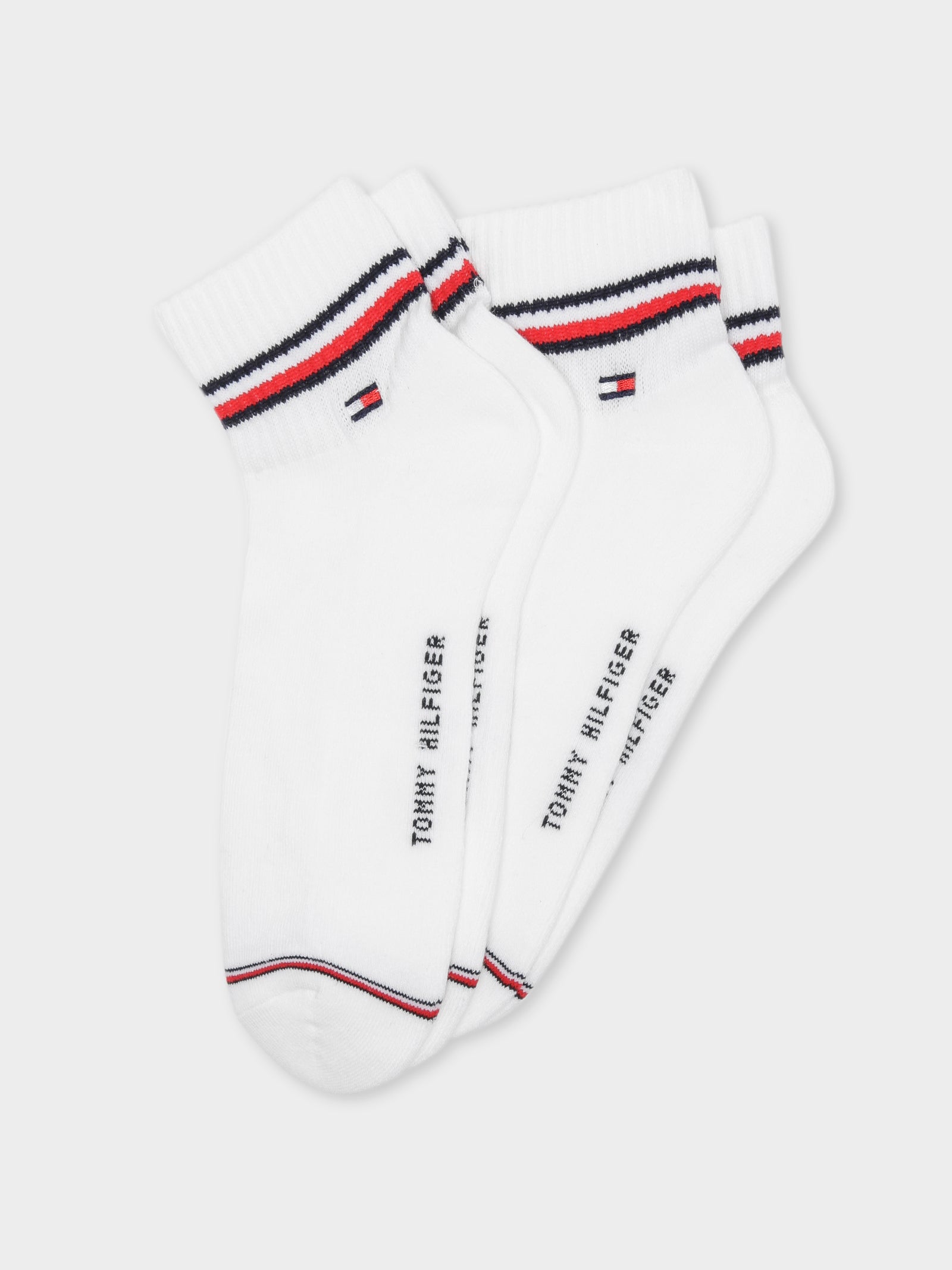 2 Pairs of Iconic Quarter Socks