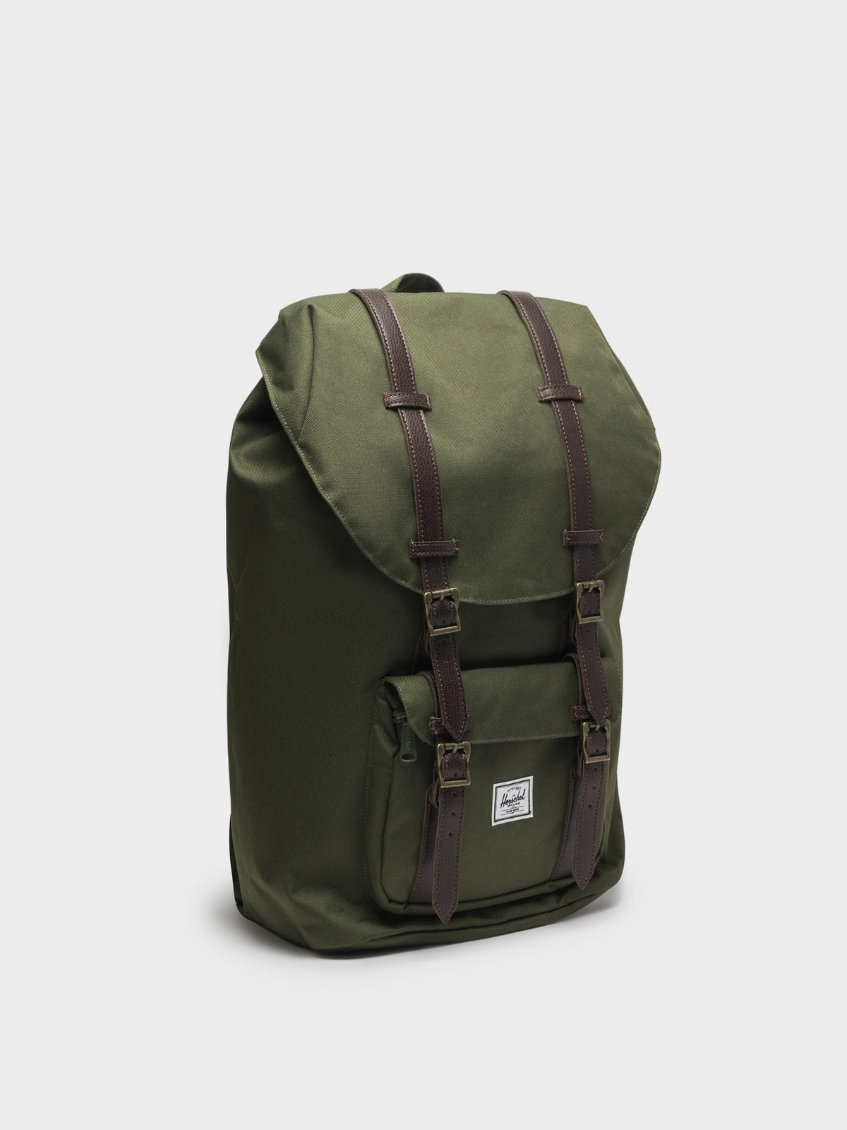 Little America Backpack in Green &amp; Tan