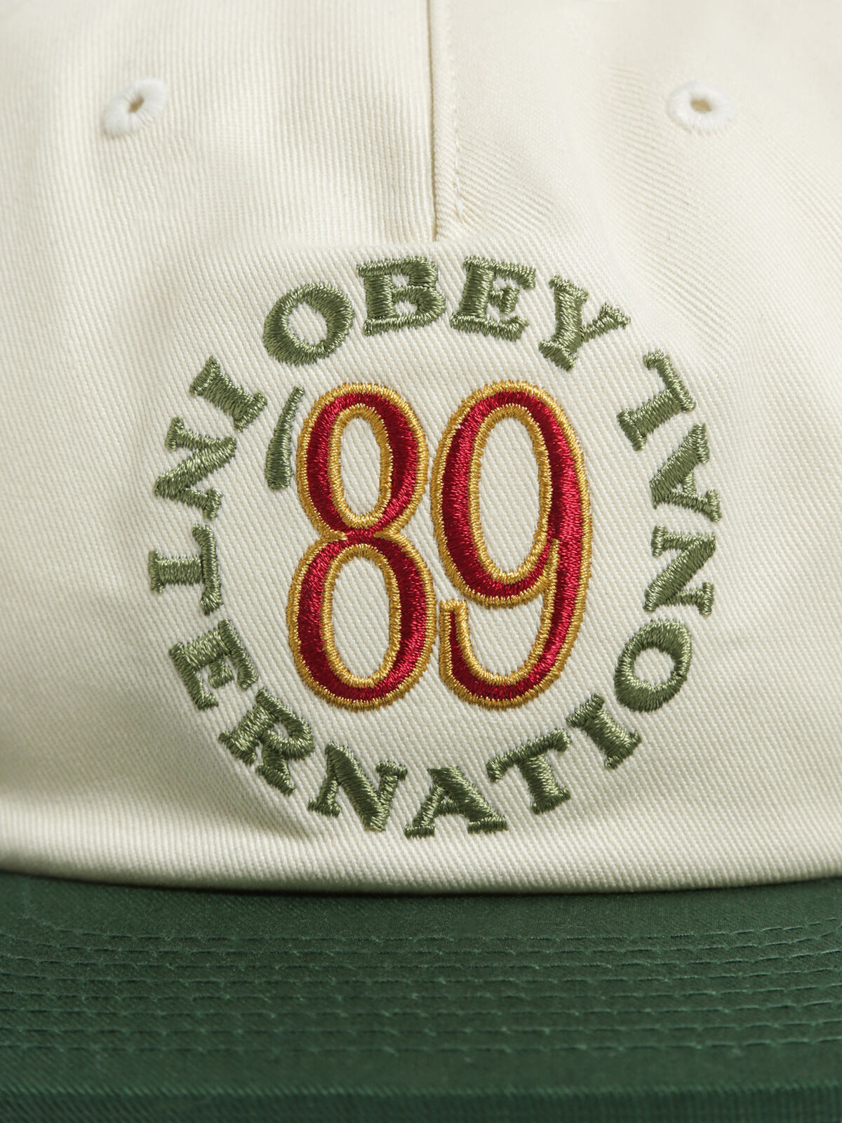 Obey Classic 89 Strapback Cap | White