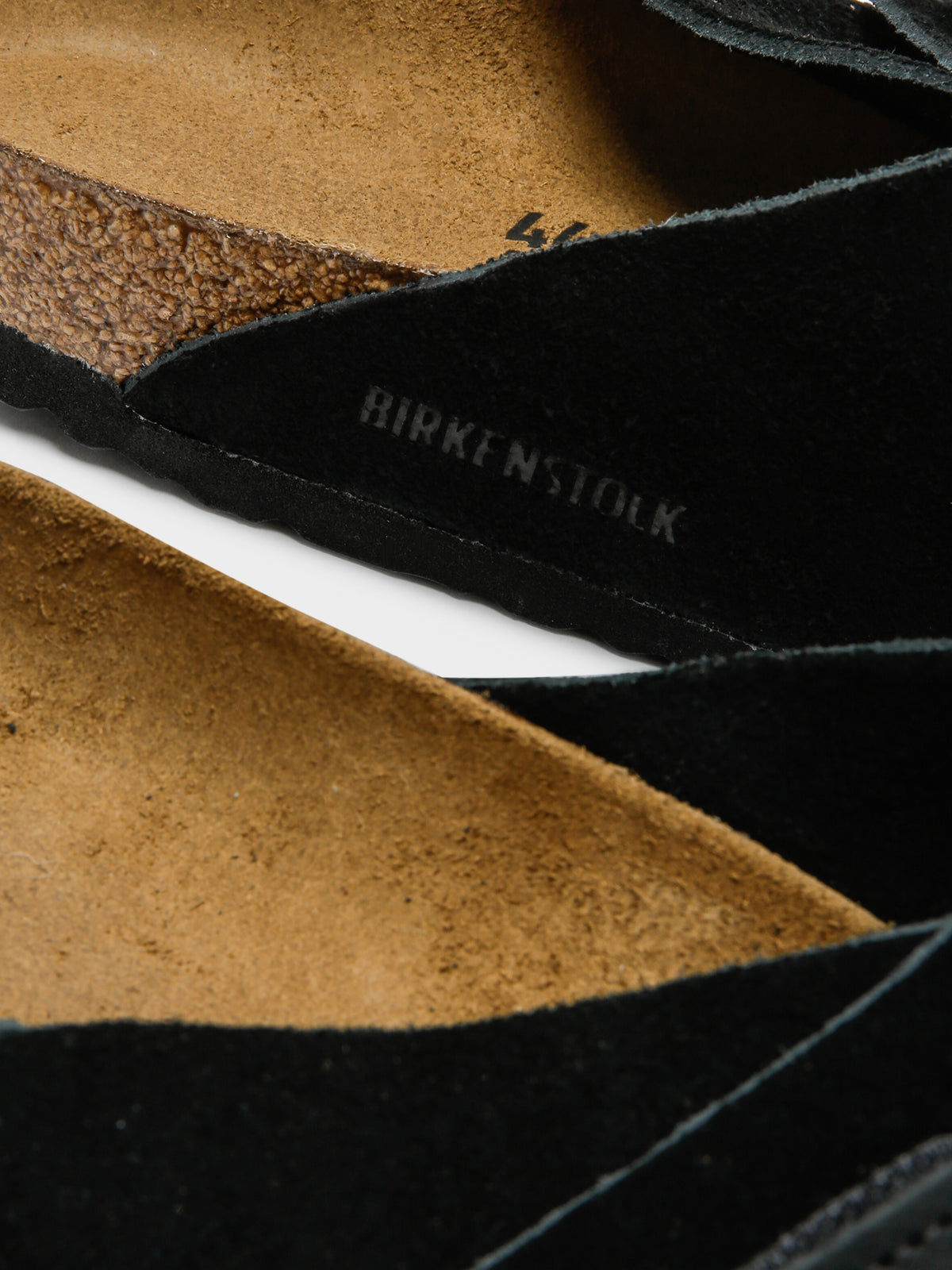 Unisex Kyoto Sandals in Black Suede