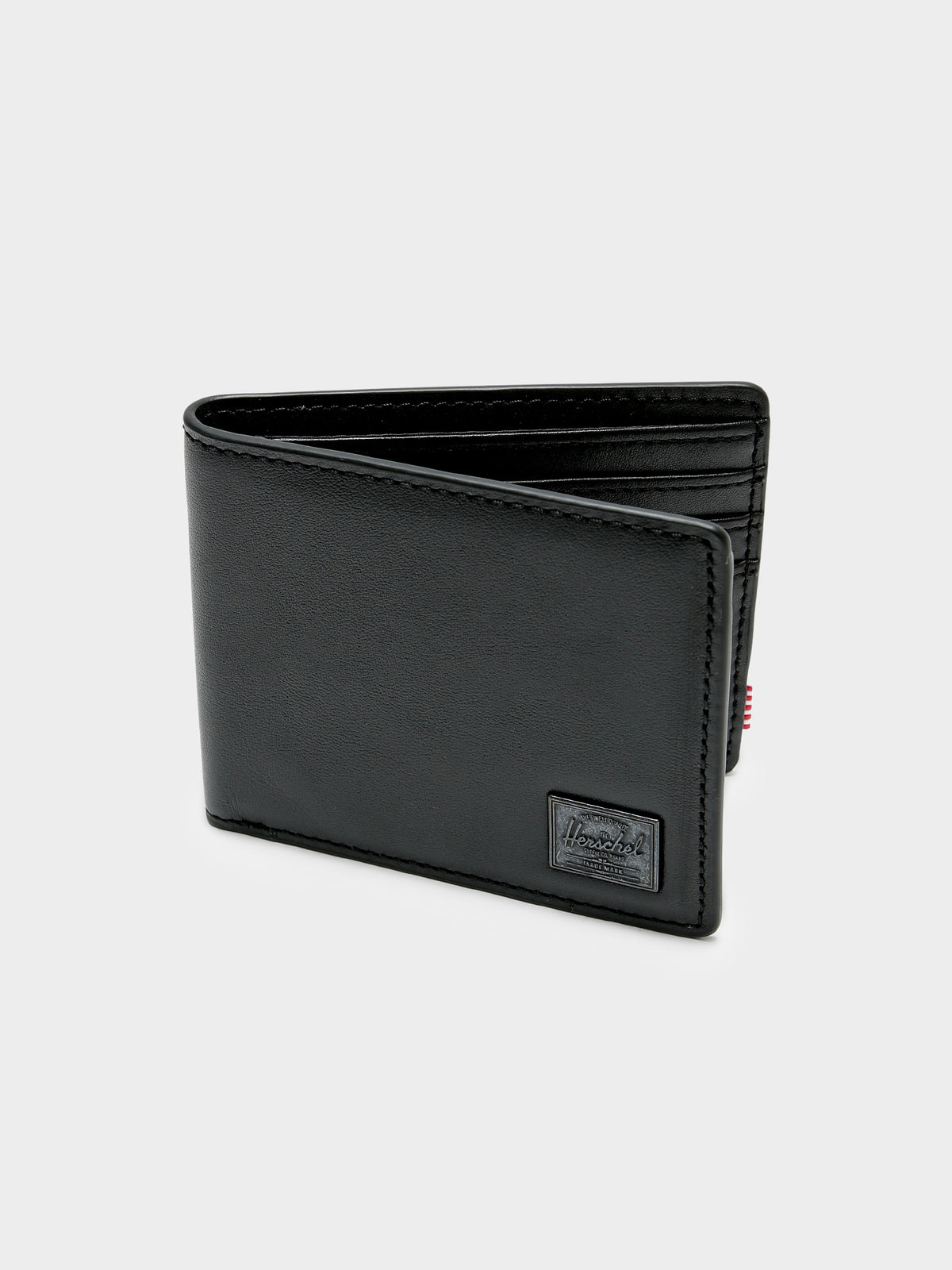 Hank Leather RFI Wallet in Black