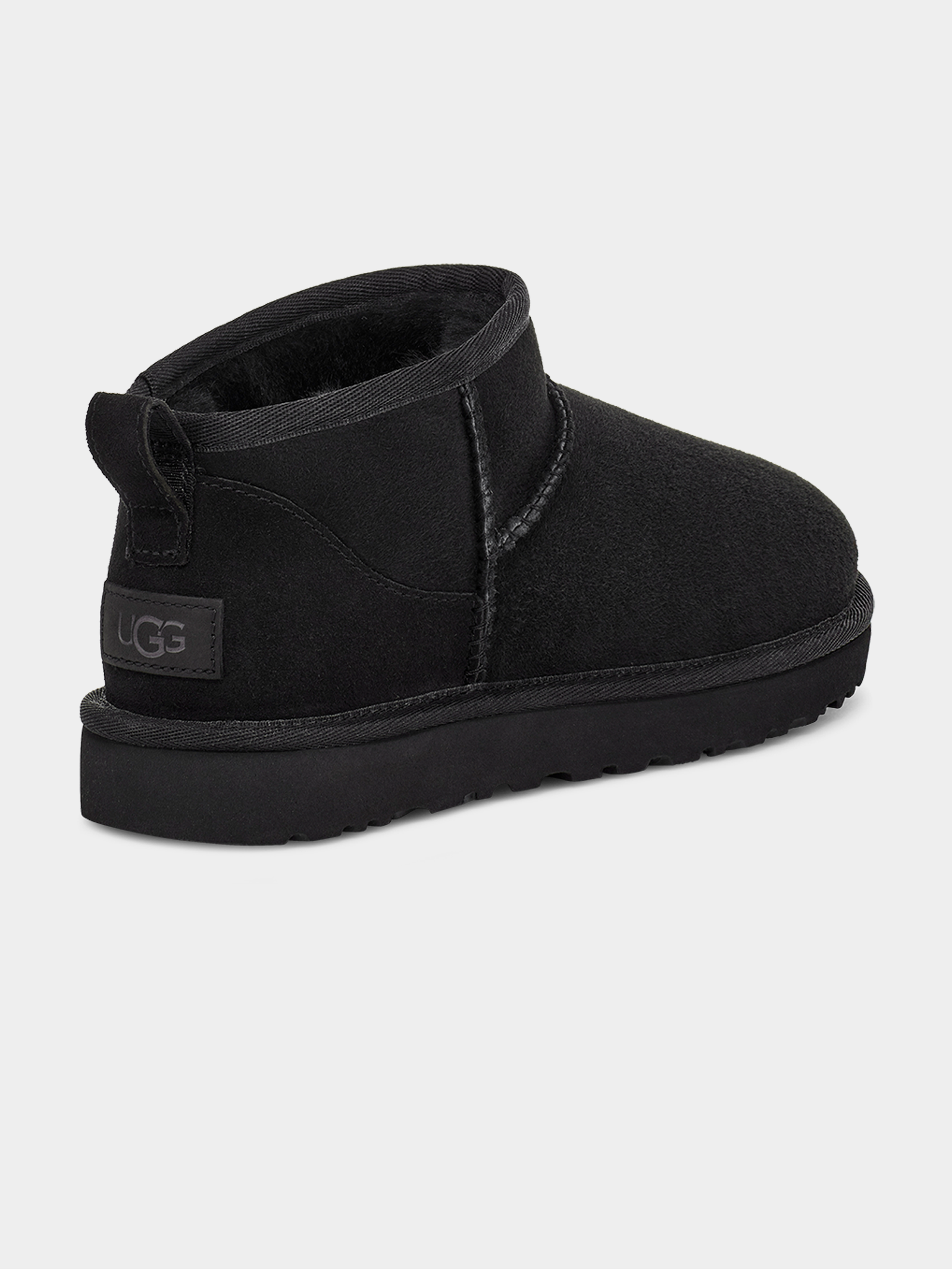 Black ugg top boots womens