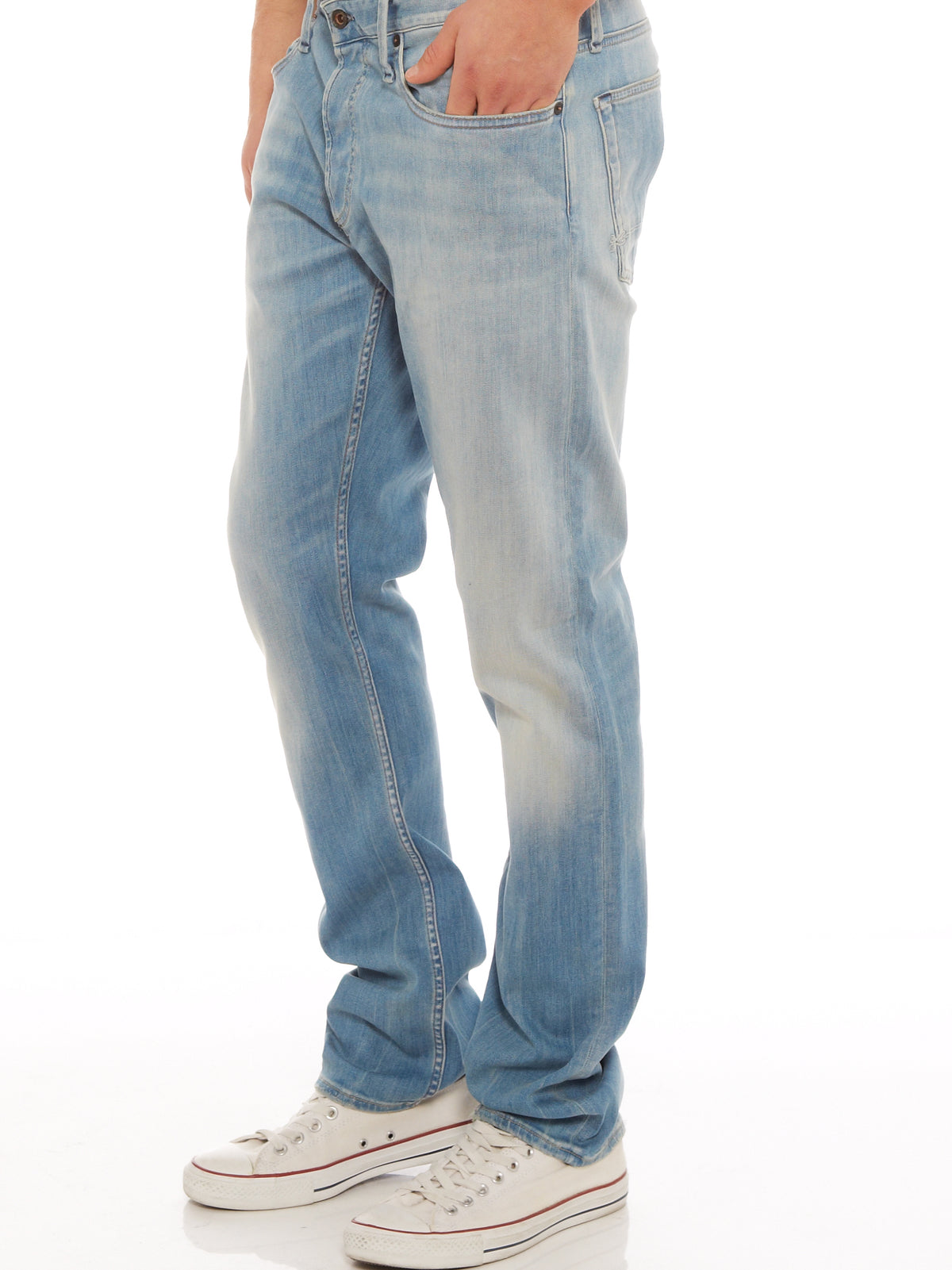 Razor Jeans in HSS Faded Blue Denim