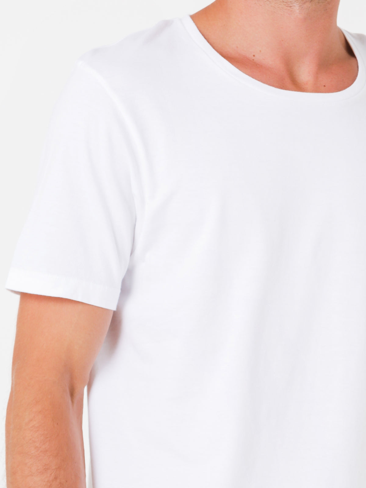 Tubular Crew Short Sleeve T-Shirt in White