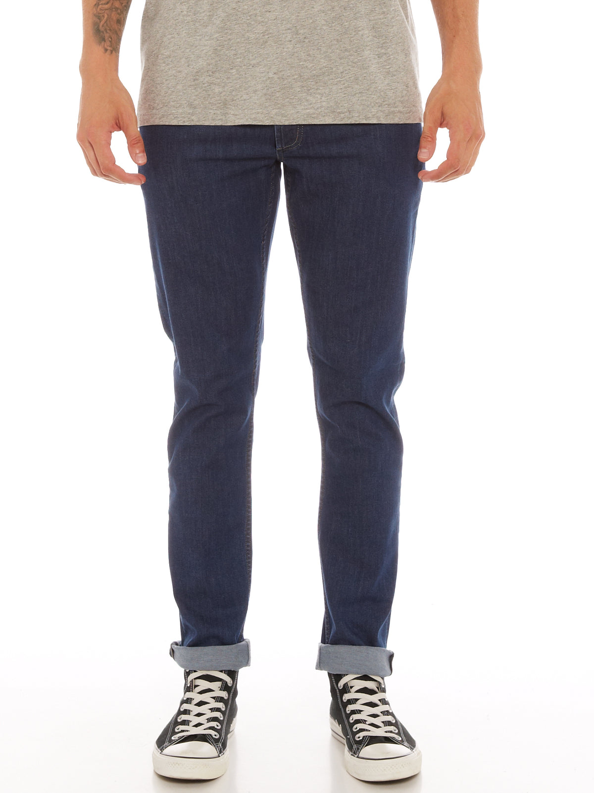 Razor Slim Straight Jeans in ICF Blue Denim