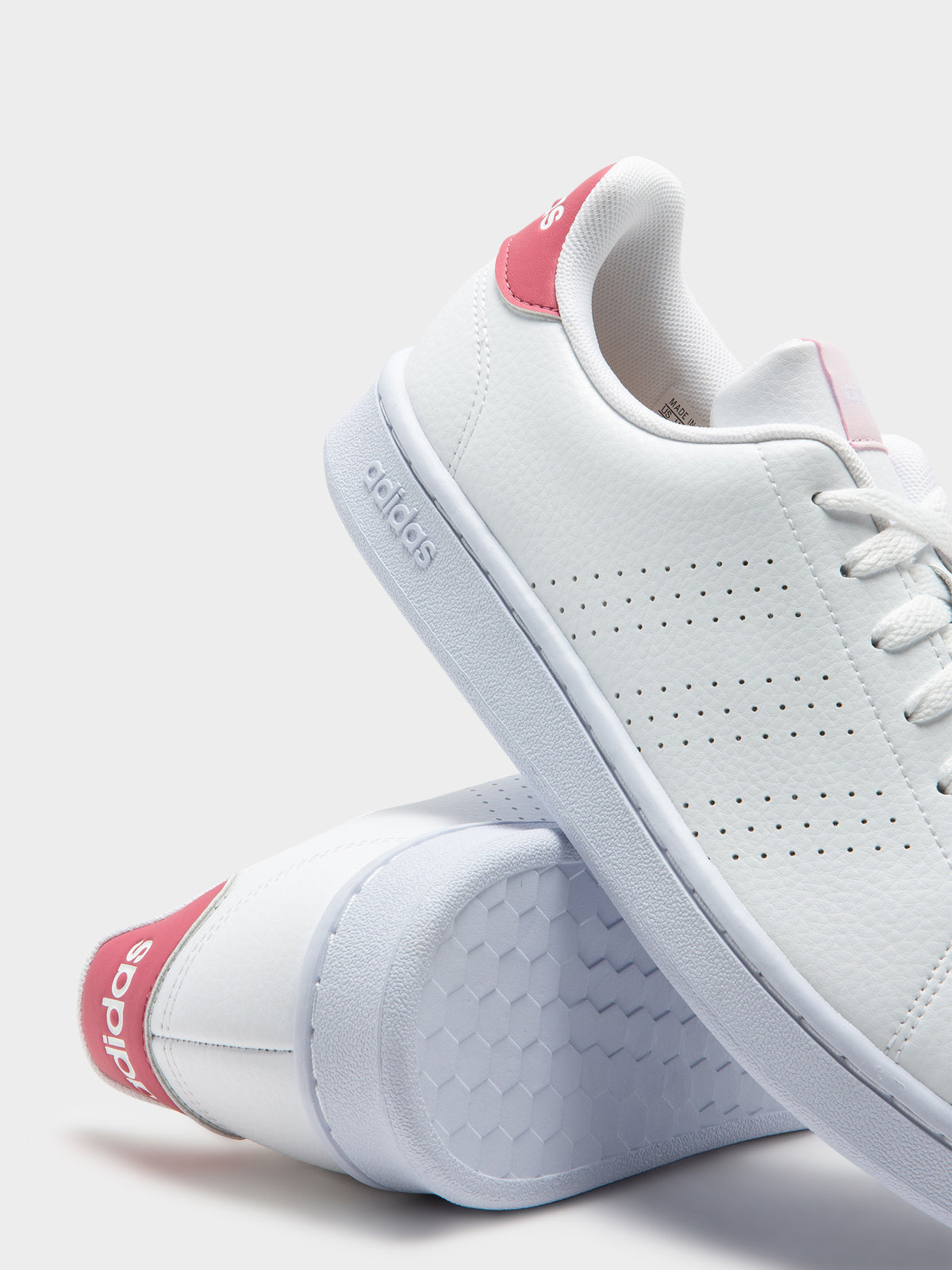 Womens Advantage Sneakers in Cloud White &amp; Pink